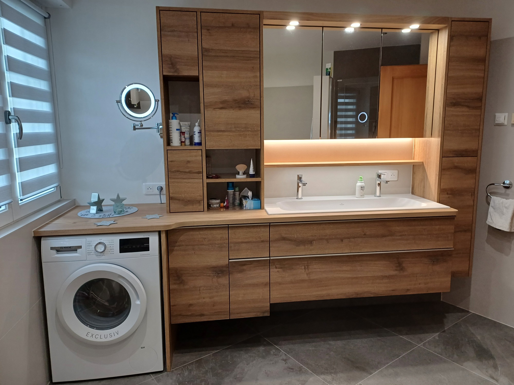 Meuble de salle de bain sur-mesure