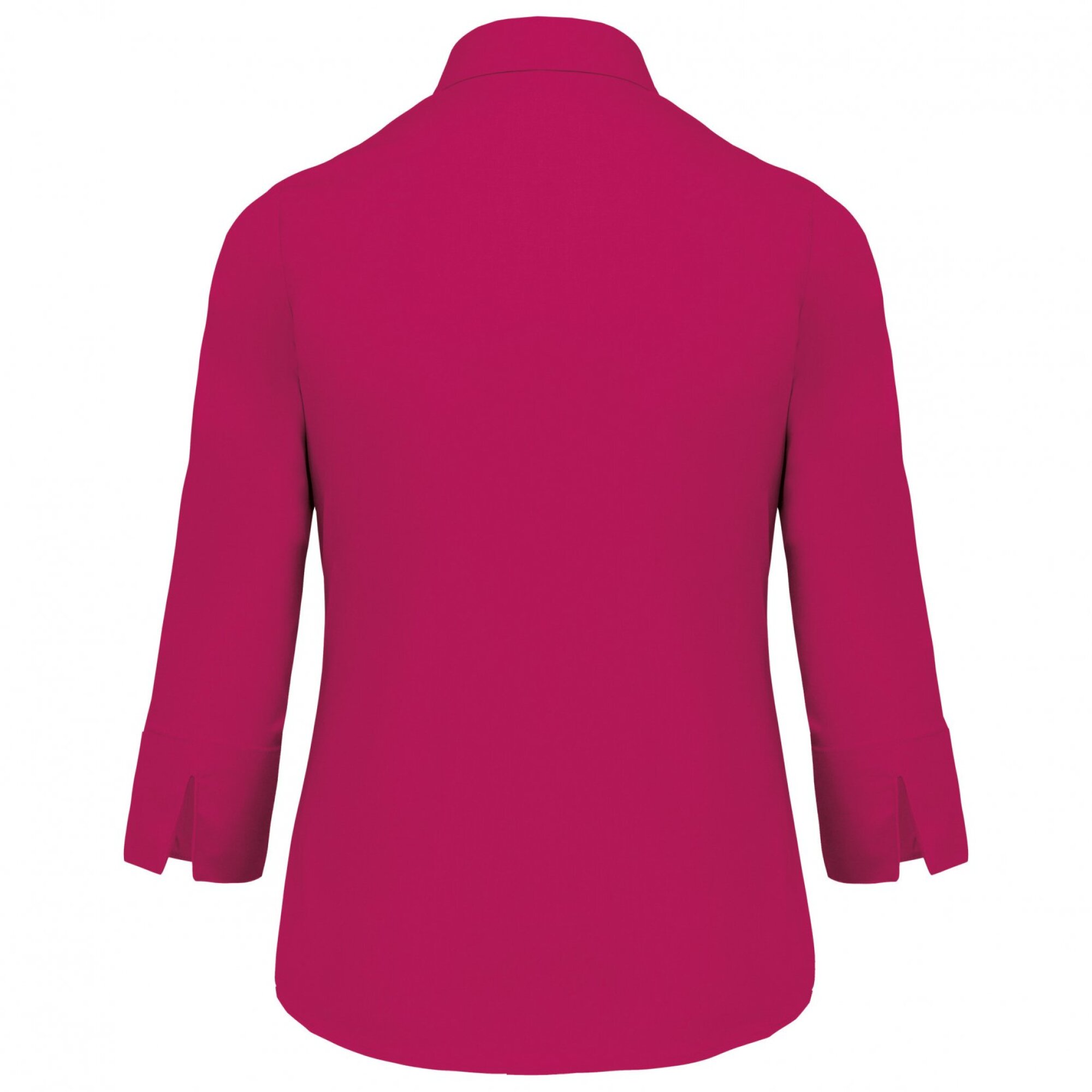 Chemise popeline polycoton manches 3/4 entretien facile femme