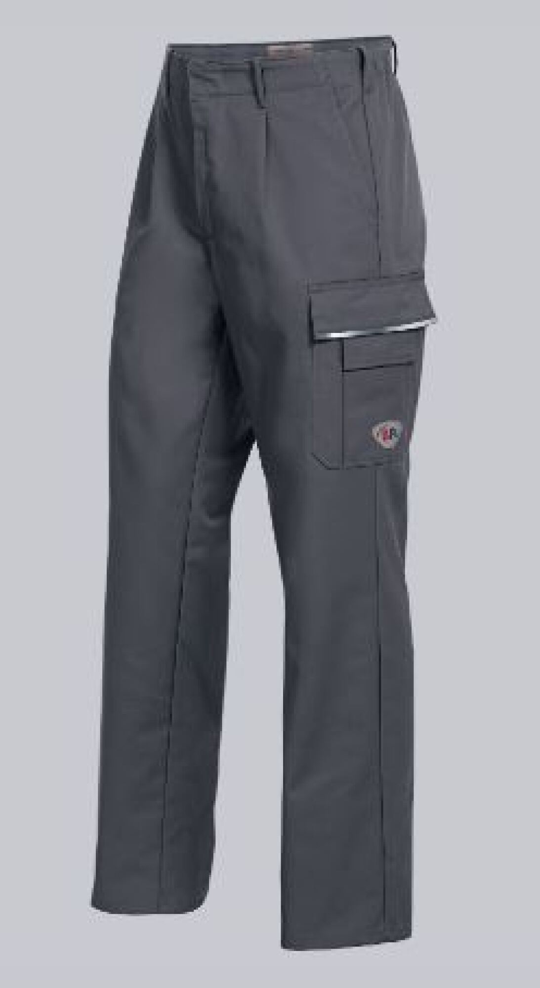 Pantalon de travail avec boutons dissimulés