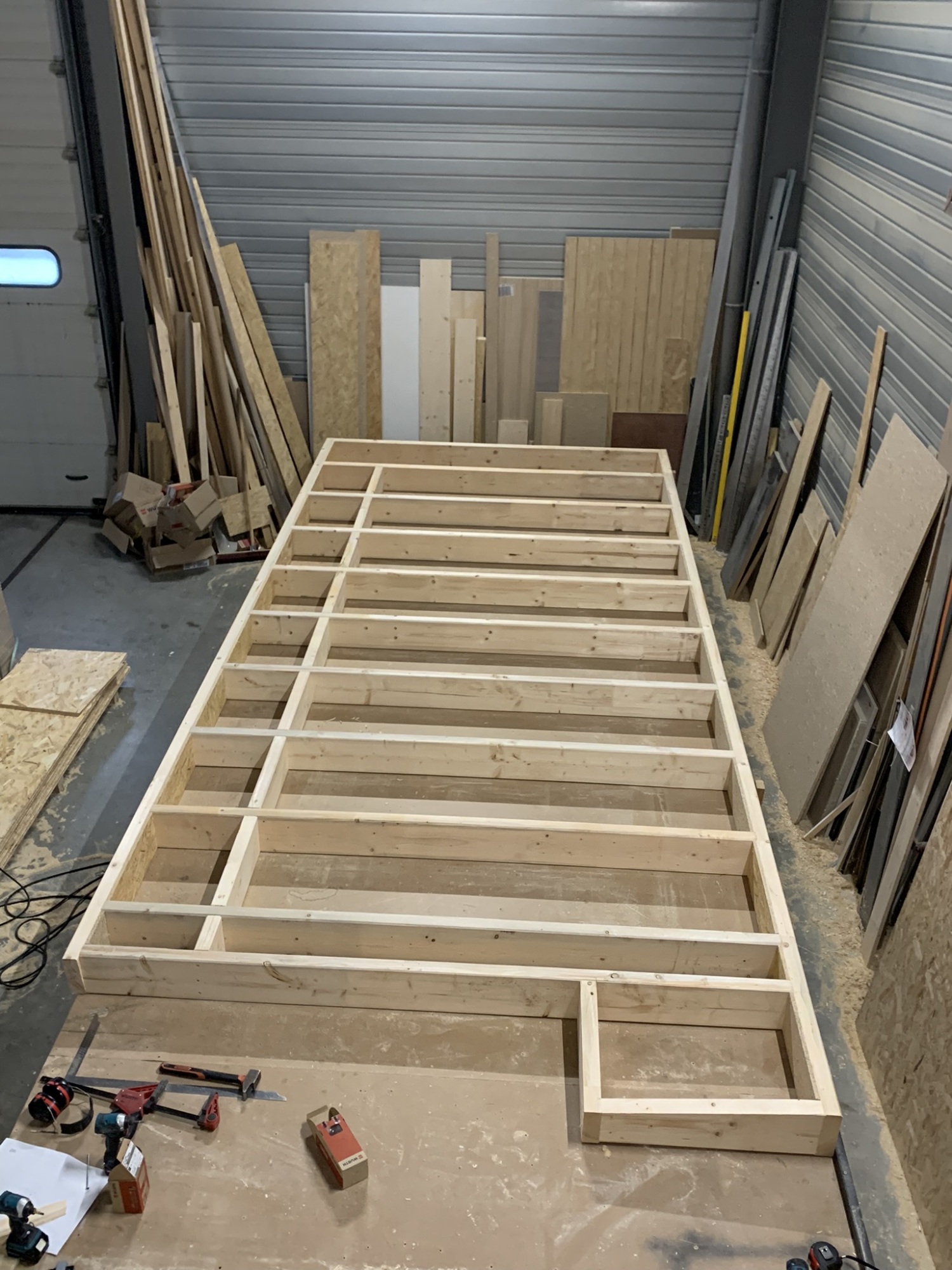 Plancher ossature bois pour maison