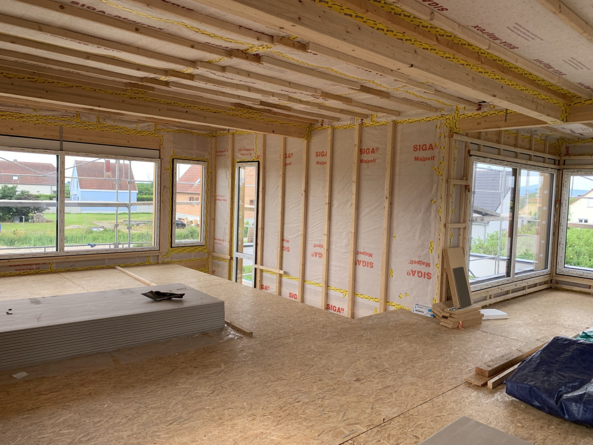 Poutre lamellé collé GL24H pour constructions bois