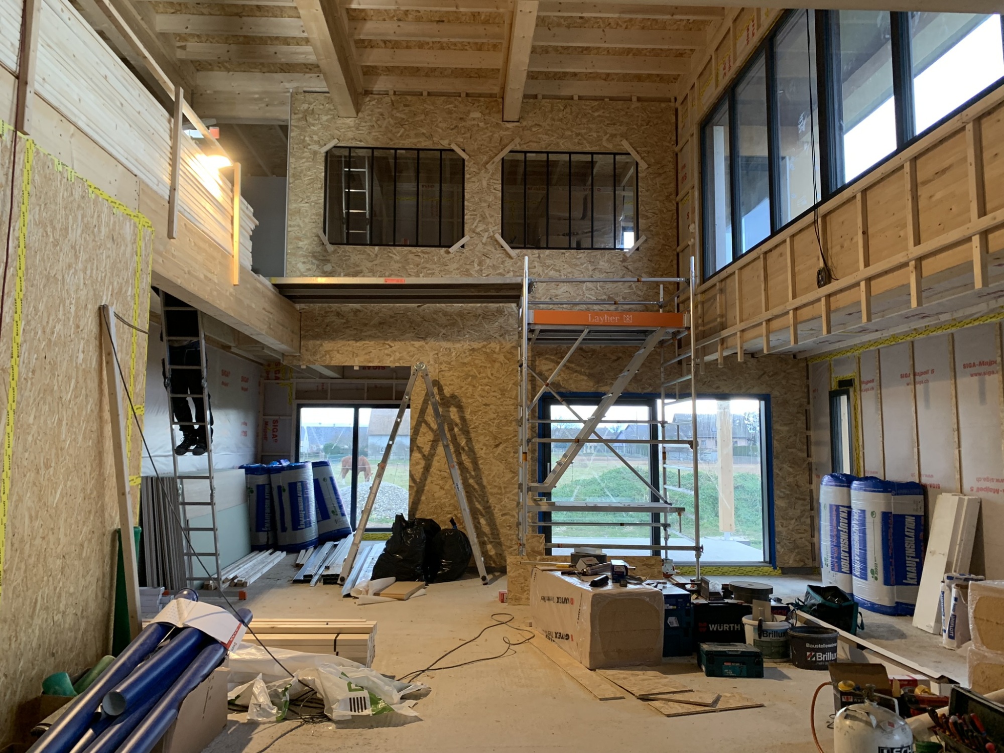 Poutre lamellé collé GL24H pour constructions bois