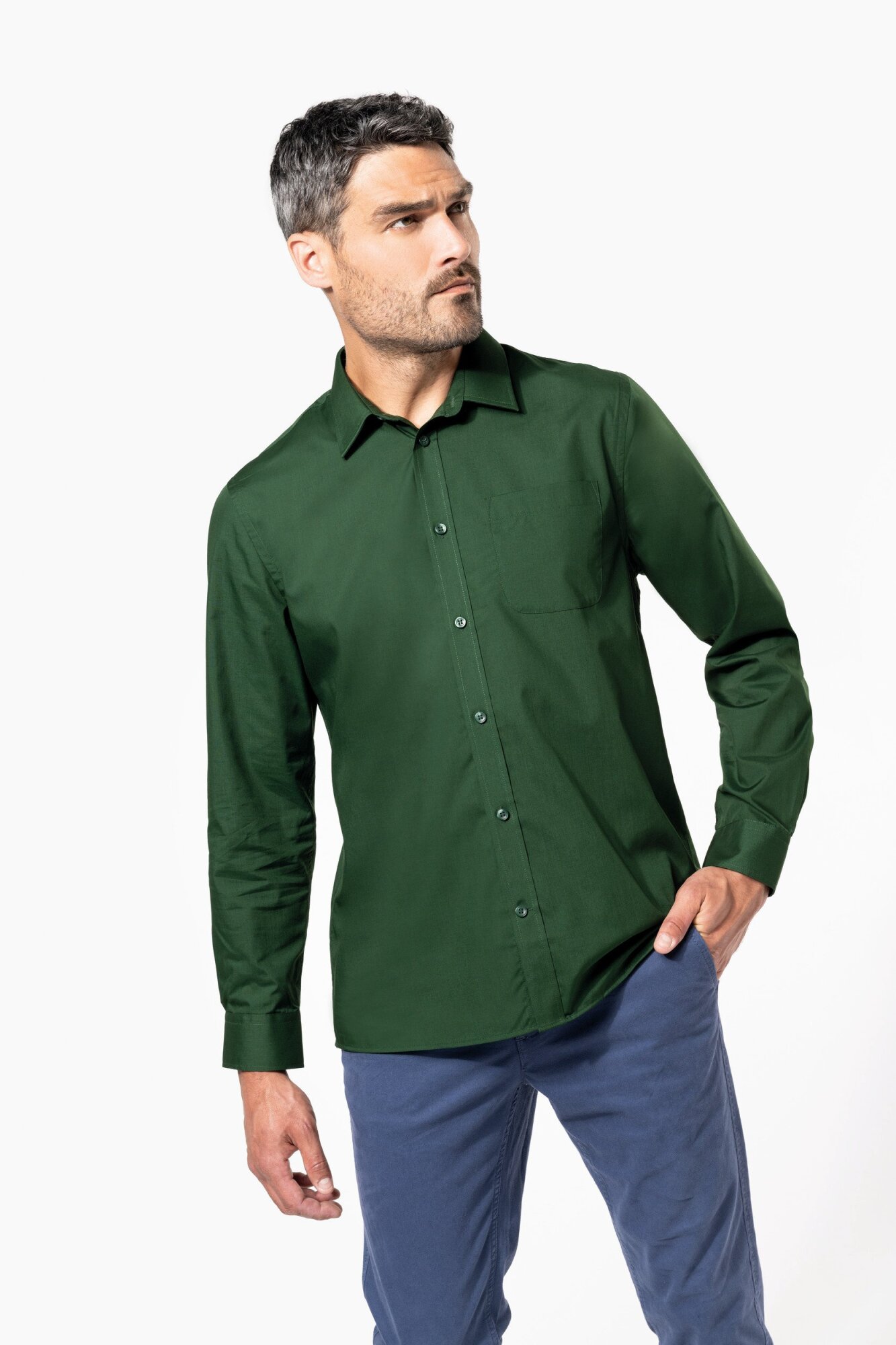 Chemise popeline polycoton
entretien facile homme