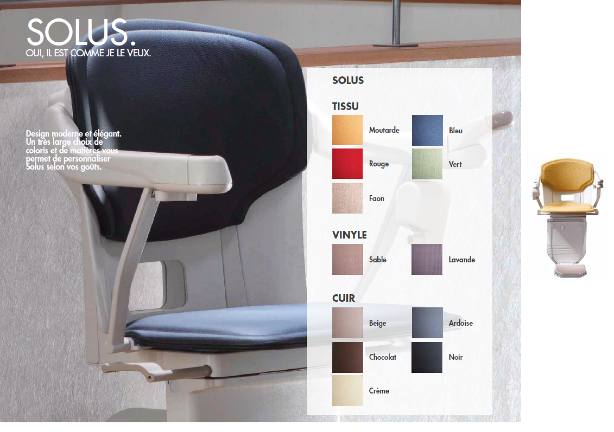 Monte escalier stannah 260 Solus