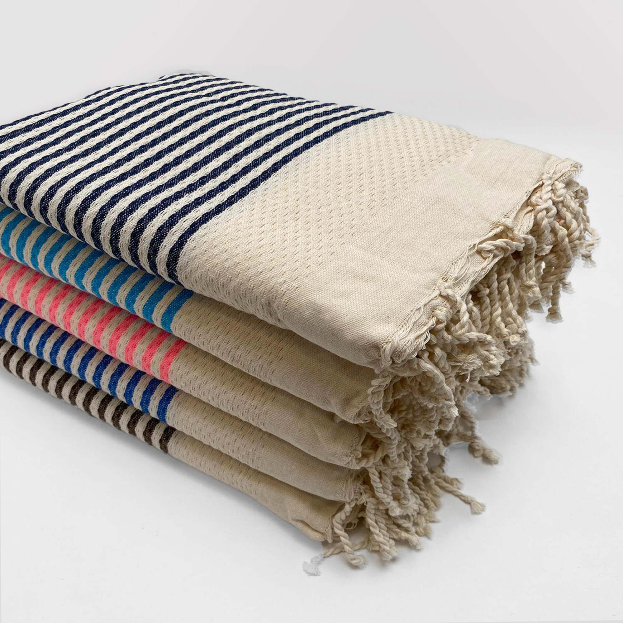 Fouta traditionnelle Yadara Pinky 200x200 190g/m²