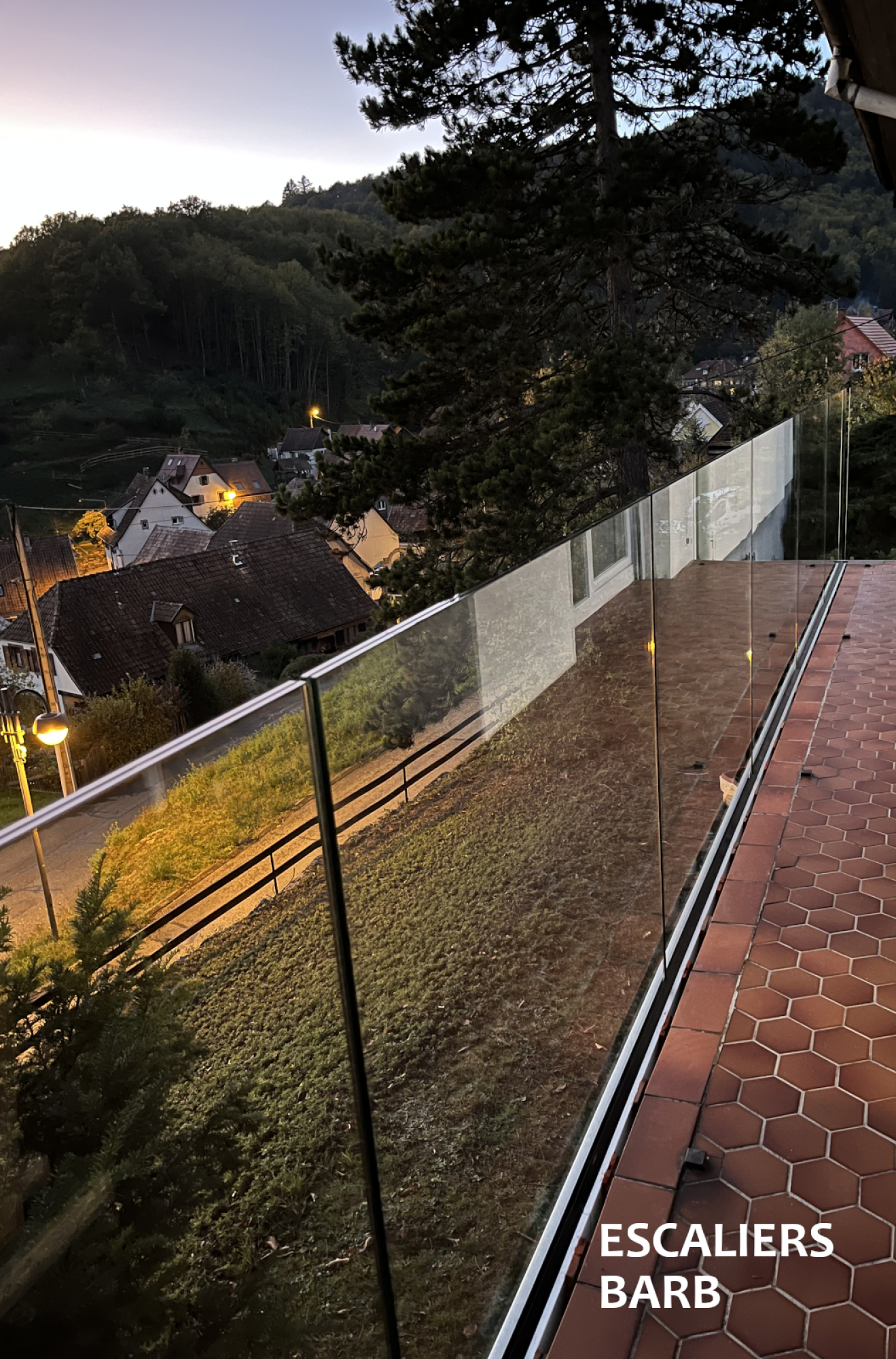 Garde corps de terrasse