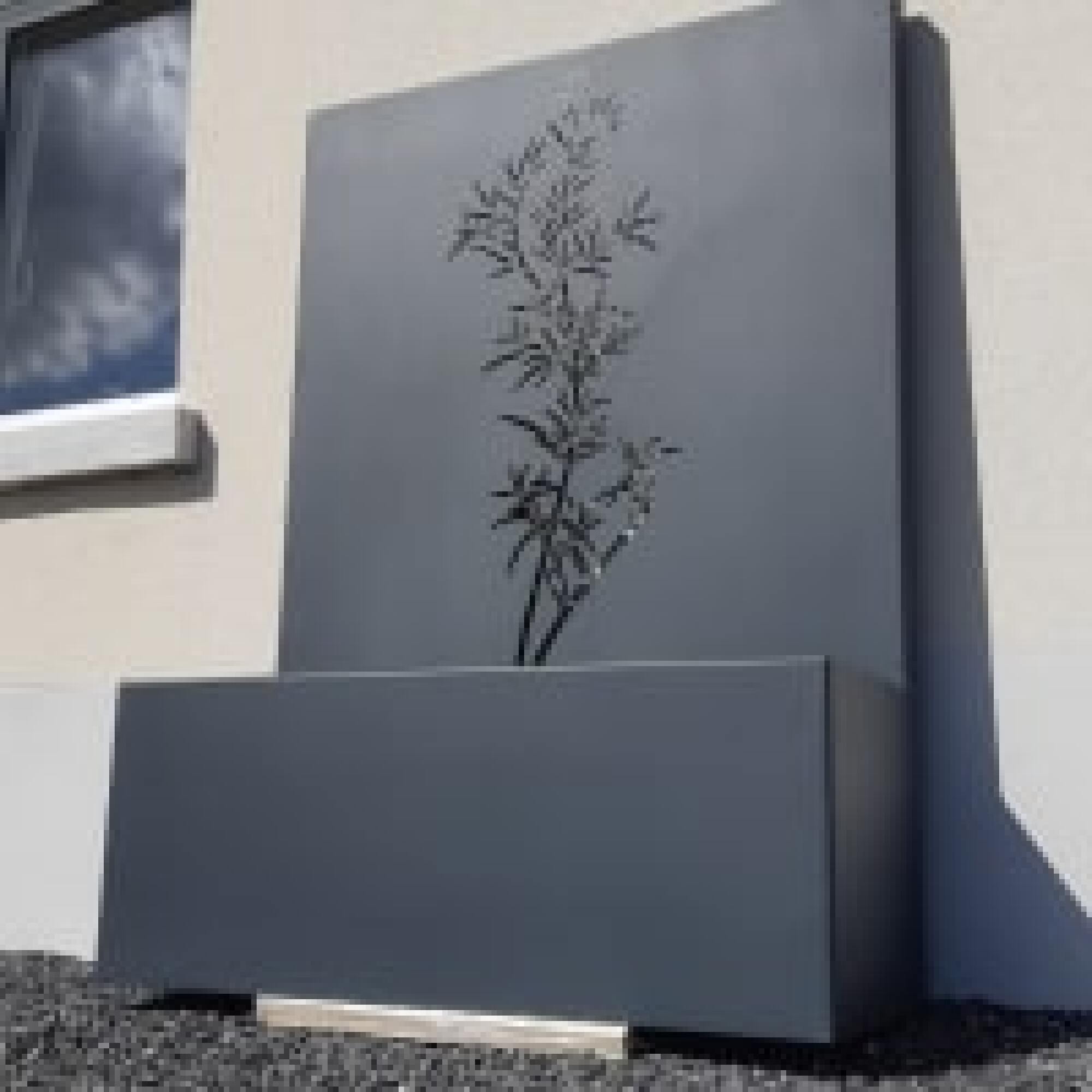 Bacs à Fleurs (avec panneau décoratif)