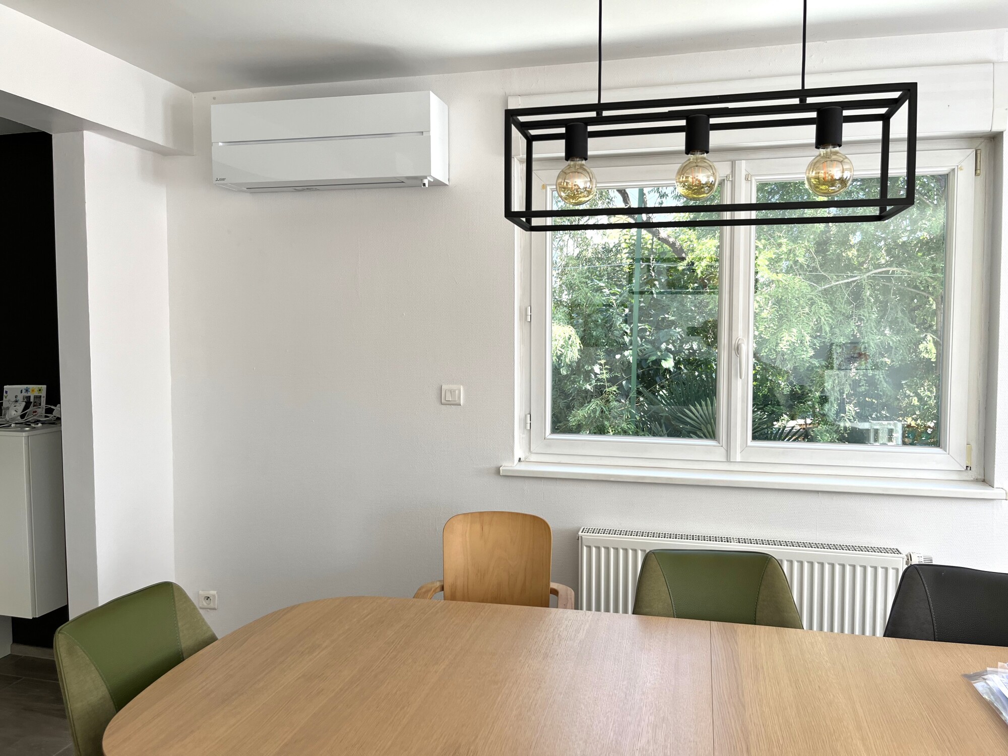 Installation PAC air-air - climatisation  réversible - Hyperheating Mitsubishi - Eschau