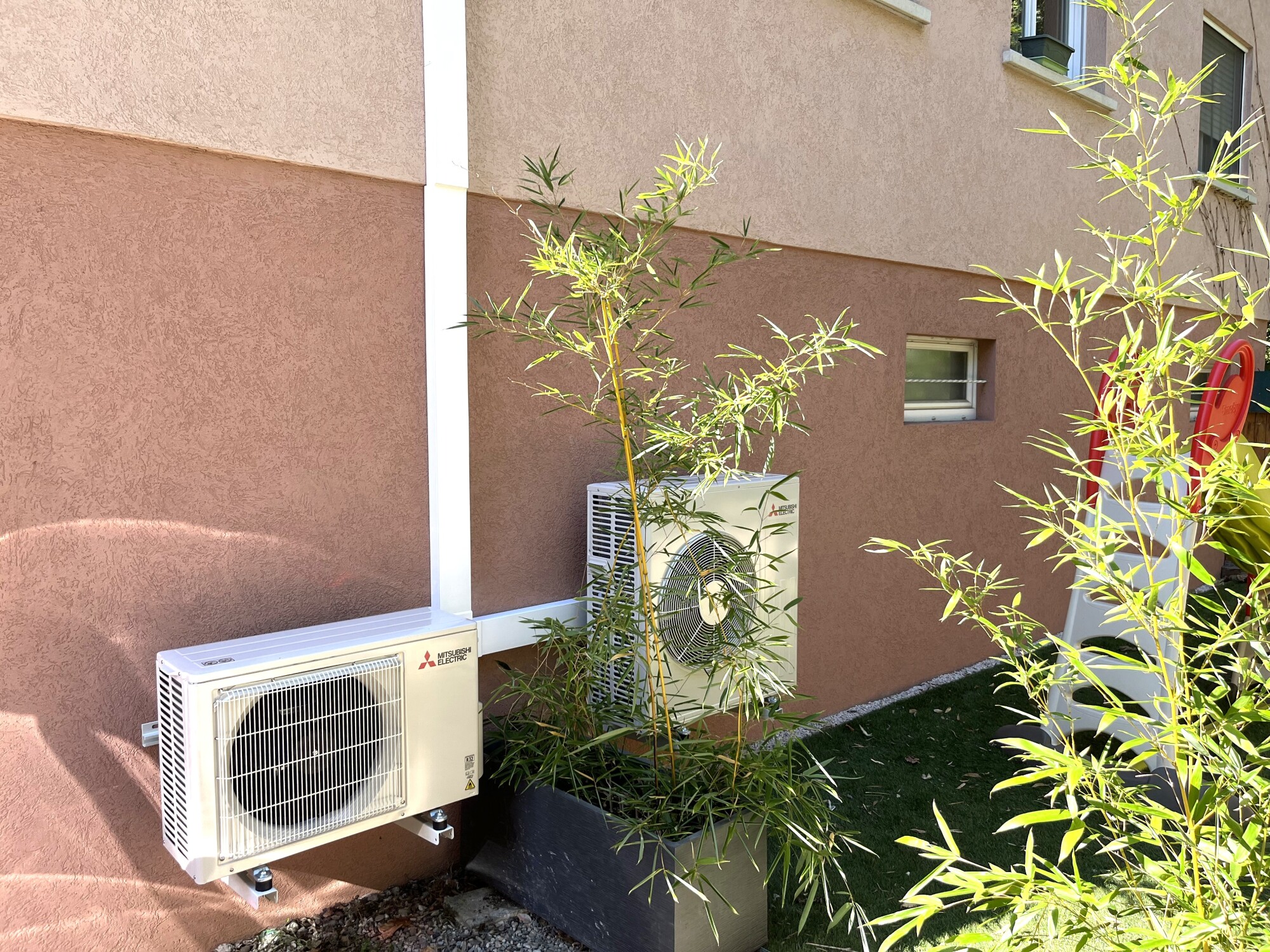 Installation PAC air-air - climatisation  réversible - Hyperheating Mitsubishi - Eschau