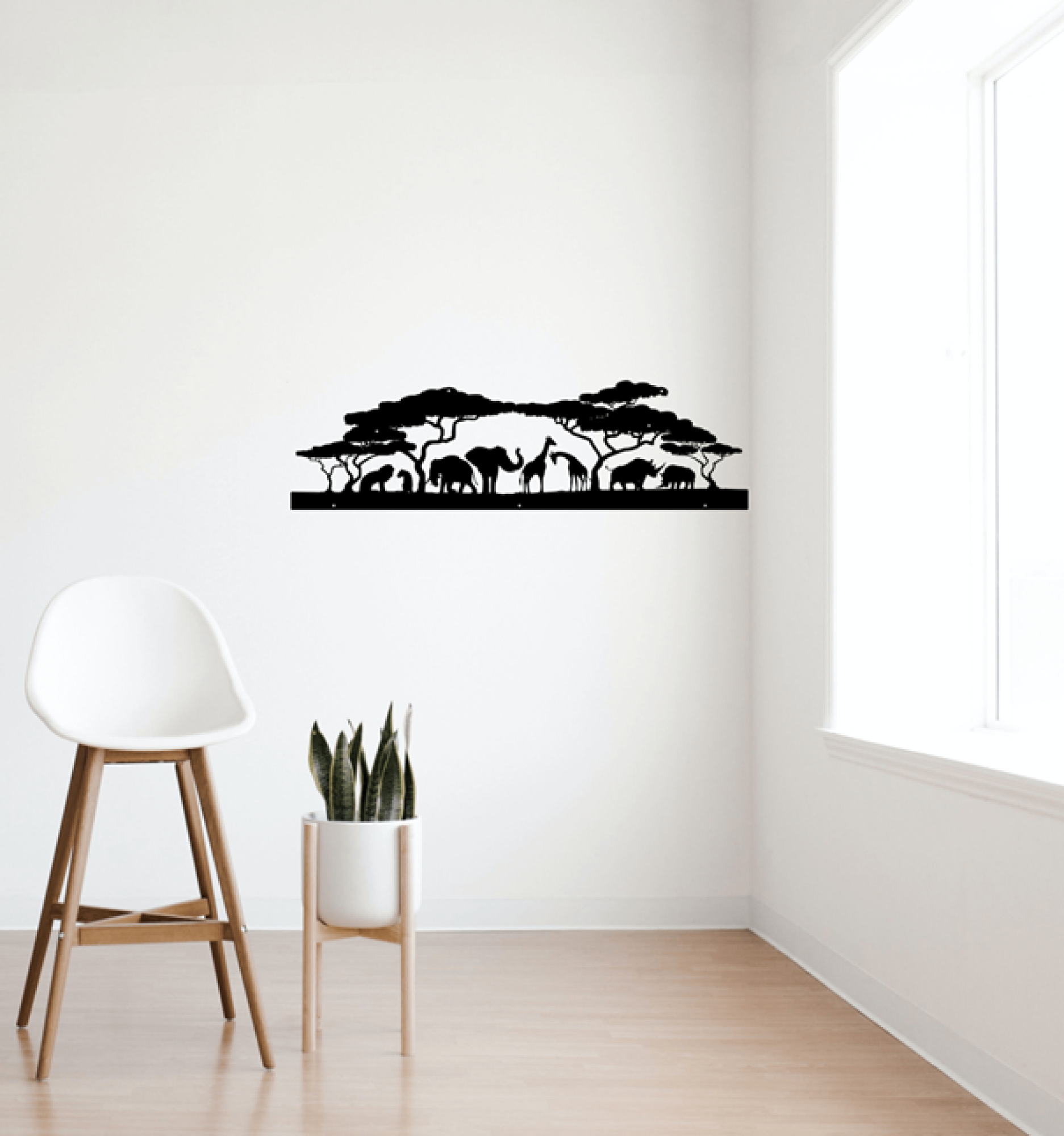 Animaux savane double