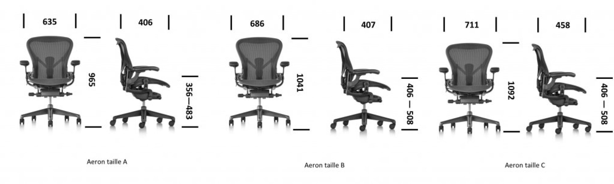 Fauteuil AERON Herman MILLER Minéral B