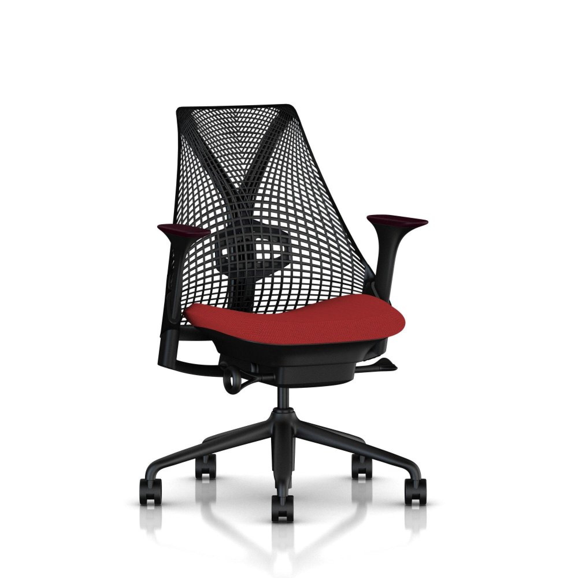 Fauteuil SAYL Herman Miller dossier noir tissu phoenix au choix