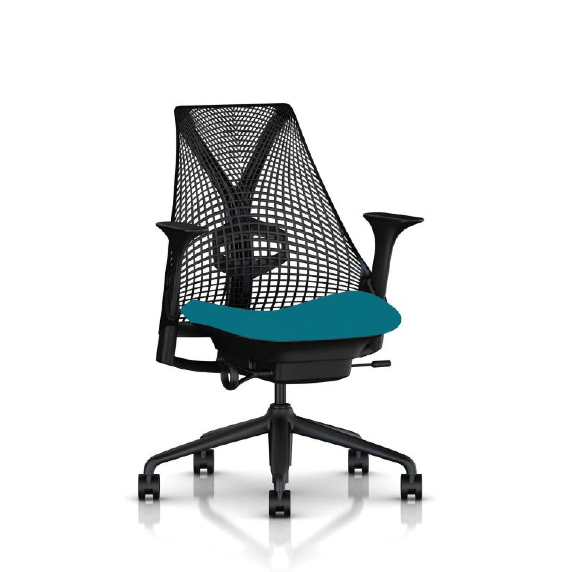 Fauteuil SAYL Herman Miller dossier noir tissu phoenix au choix