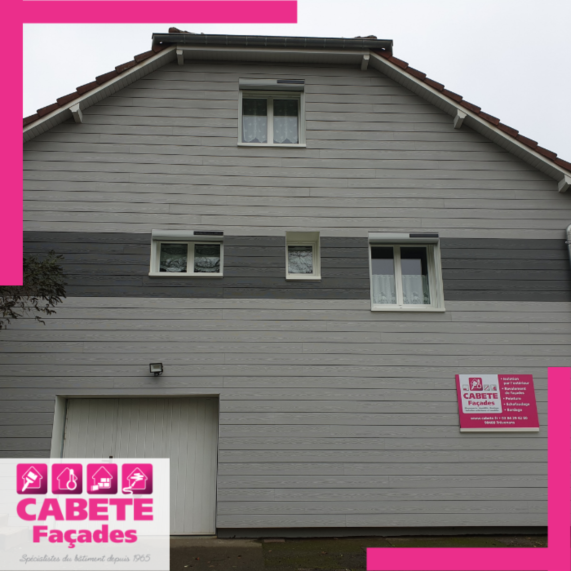 Réalisation d'un bardage isolé