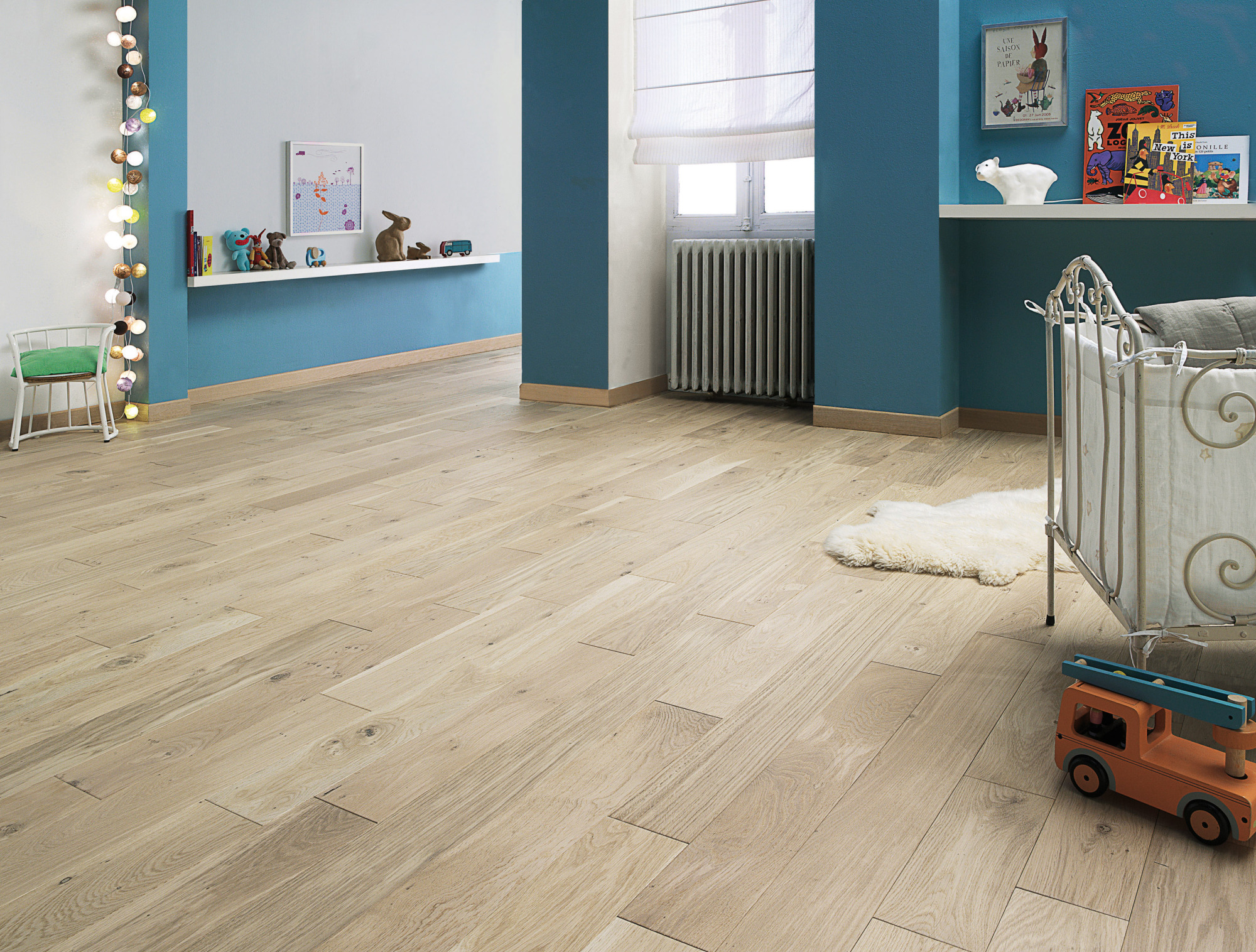 Pose parquet en chêne massif PANAGET