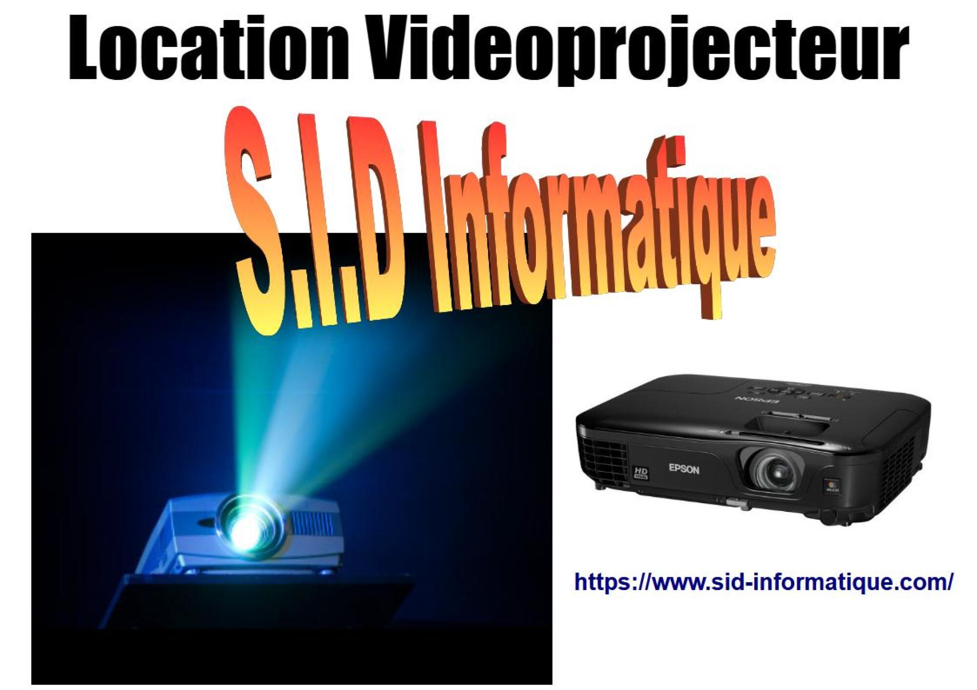 Location vidéoprojecteur - le week-end soit 2 jours consécutifs