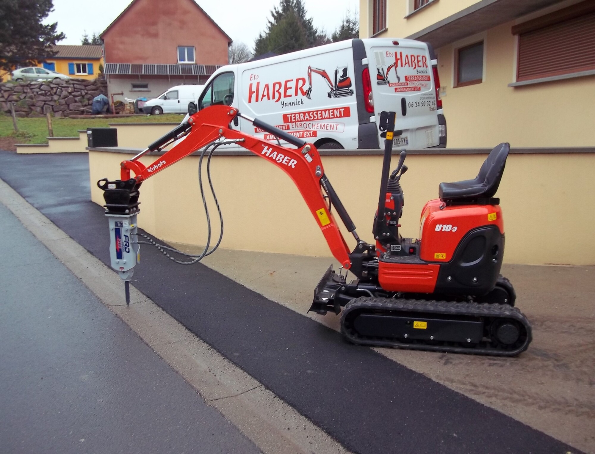 Location mini pelle 1T Kubota U10