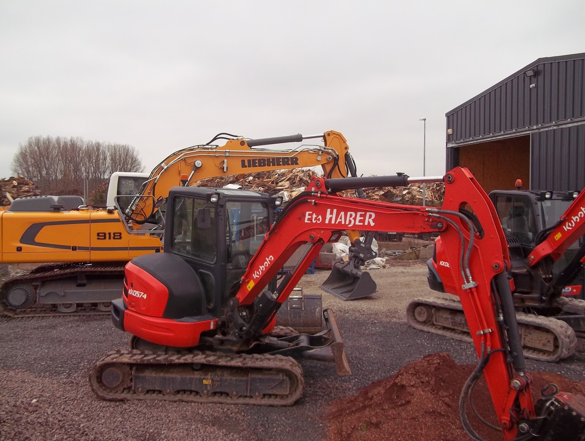 Location mini pelle 6T Kubota KX057