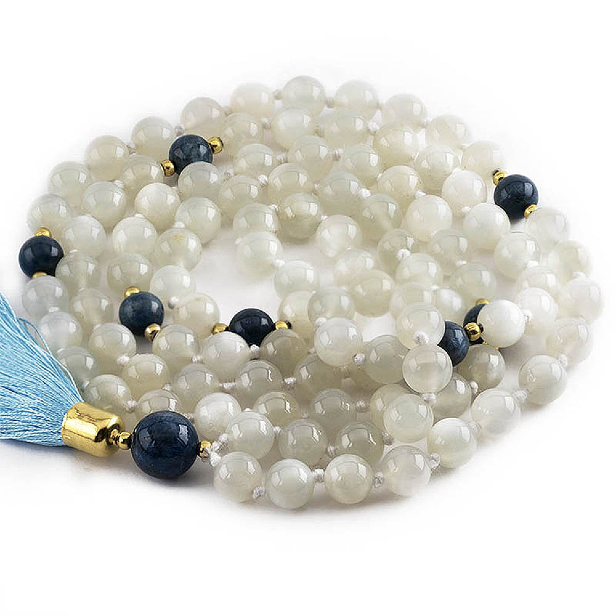 Mala yoga méditation Pierre Lune Apatite