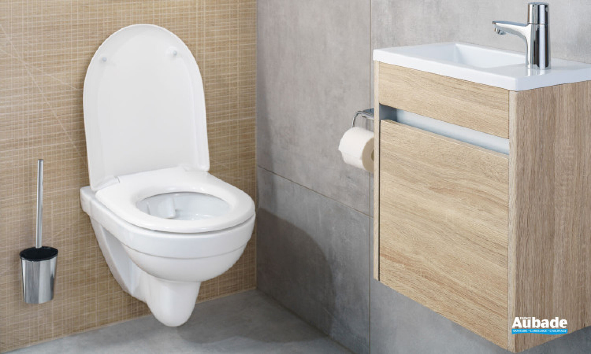 Remplacement d'un toilette standard par un toilette suspendu