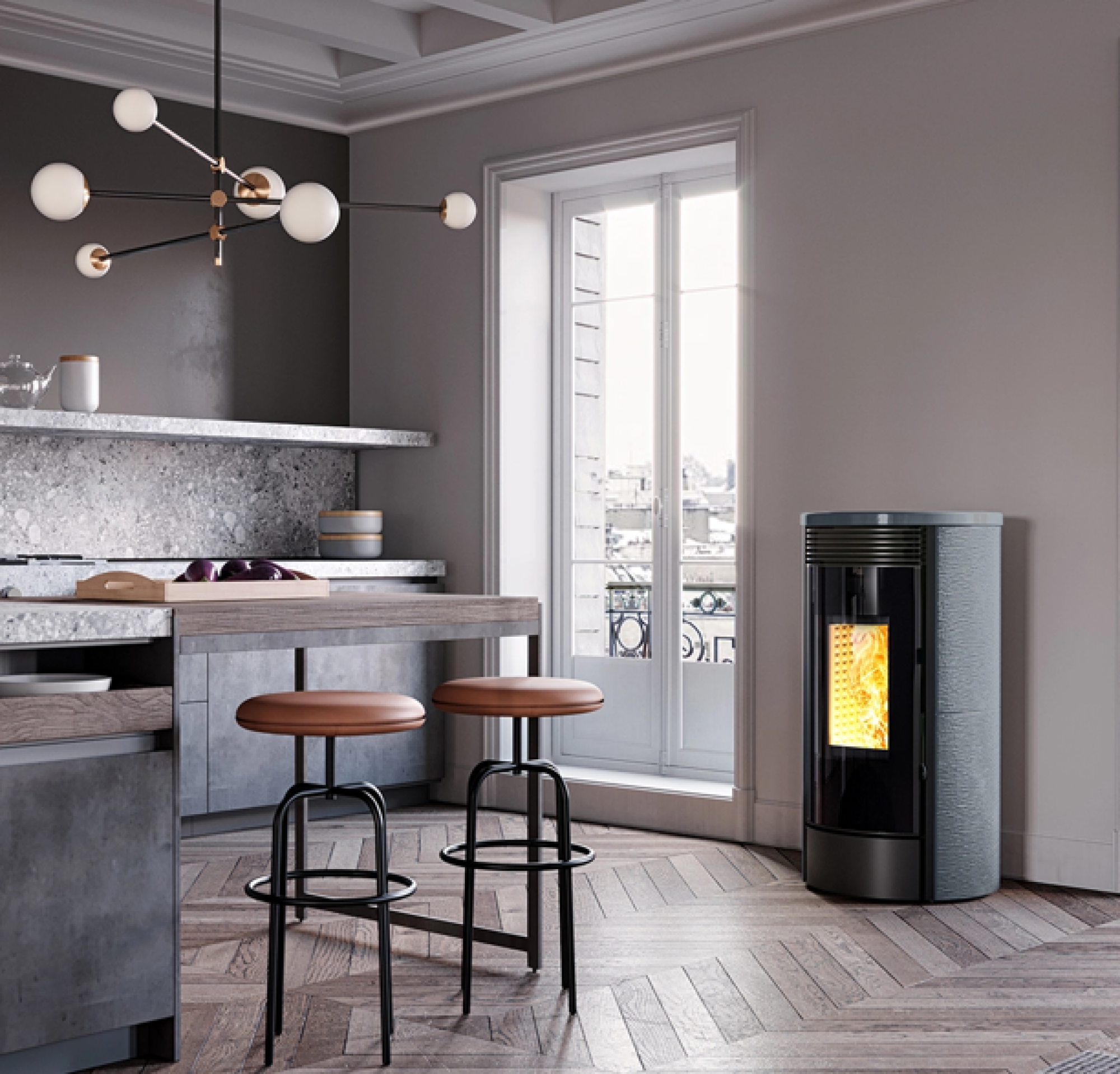 Poêle à granulés de bois DENVER CMG