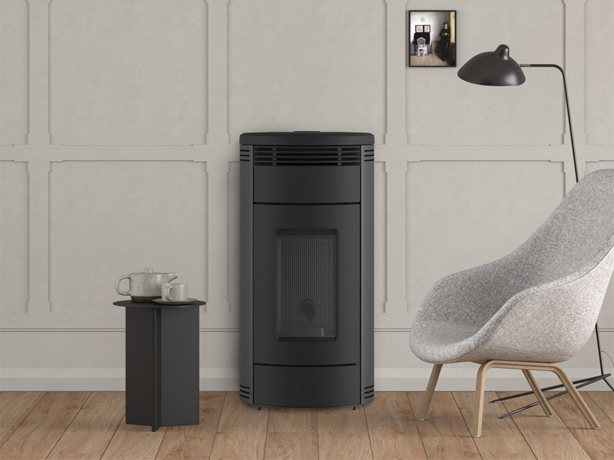 Poêle à granulés MCZ LOOP_METALLO_AMBIENTE