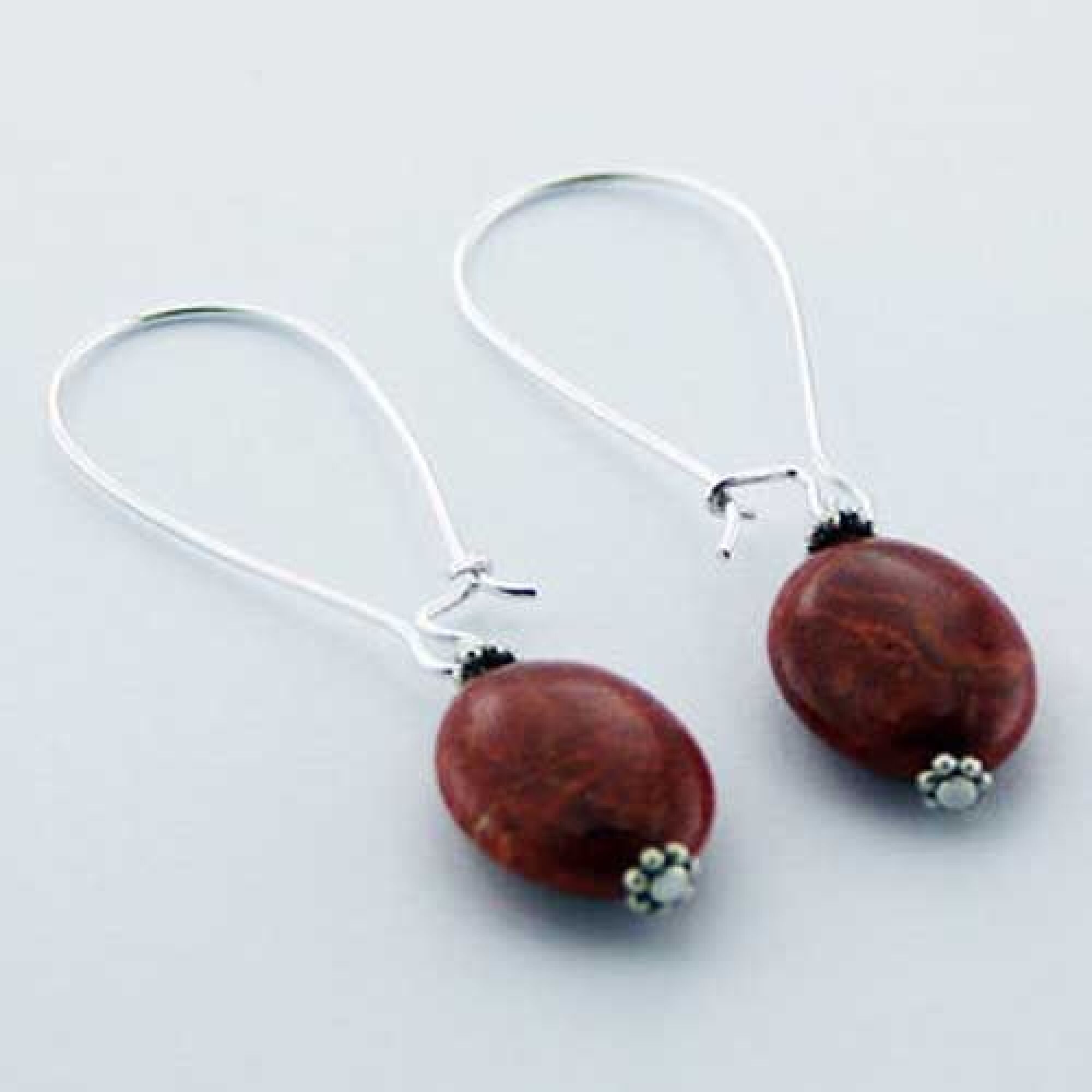 Boucles d'oreille longues gorgone