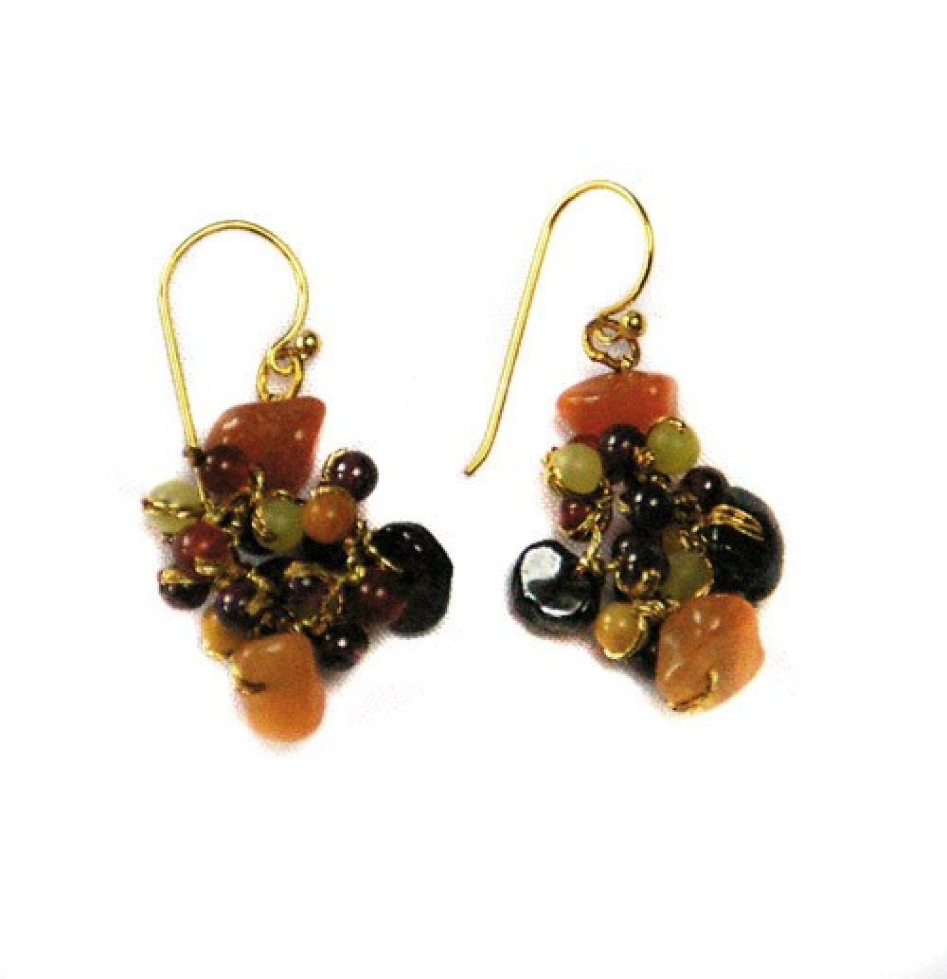 Boucles d'oreille pierres