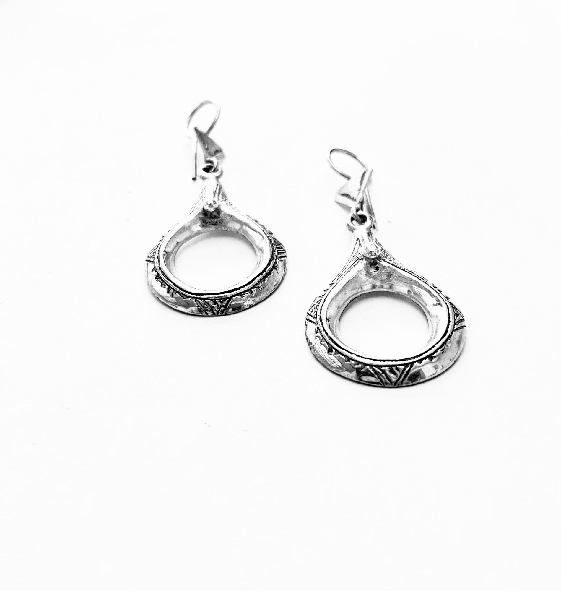 Boucles d'oreille touareg argent