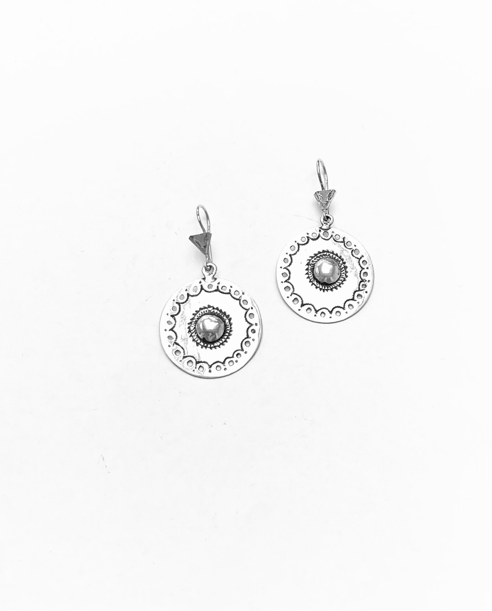 Boucles d'oreille touareg en argent