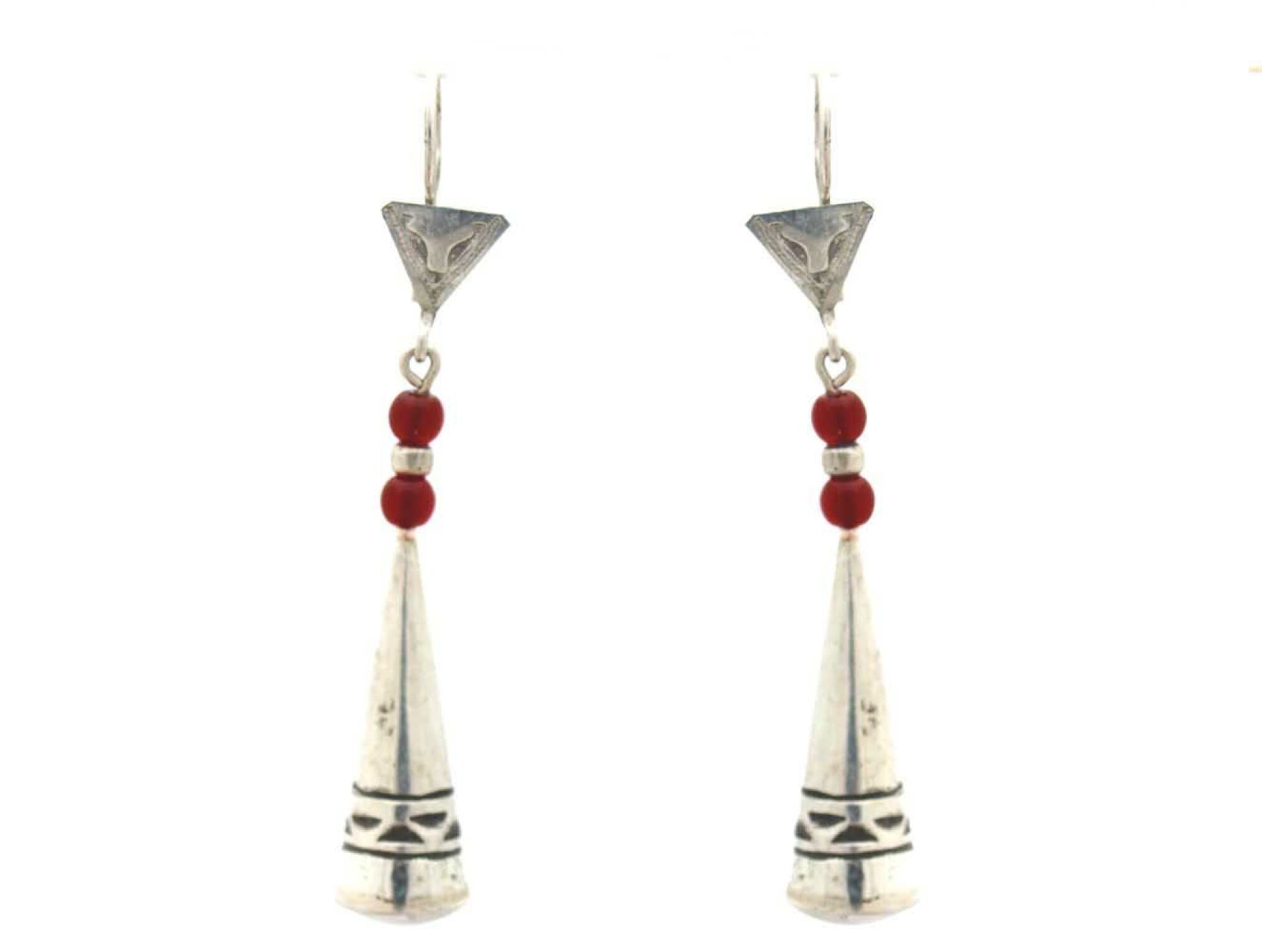 boucles d'oreille touareg perles