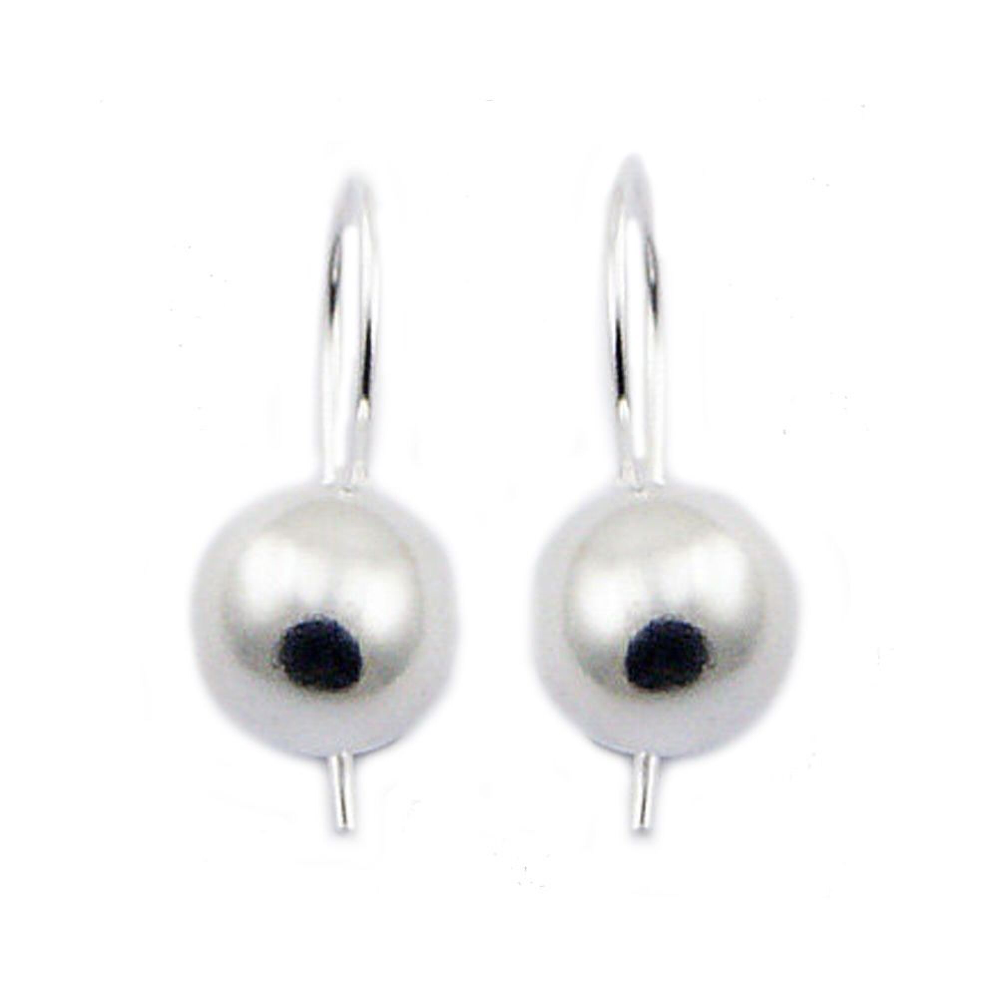 Boucles d'oreilles boule en argent