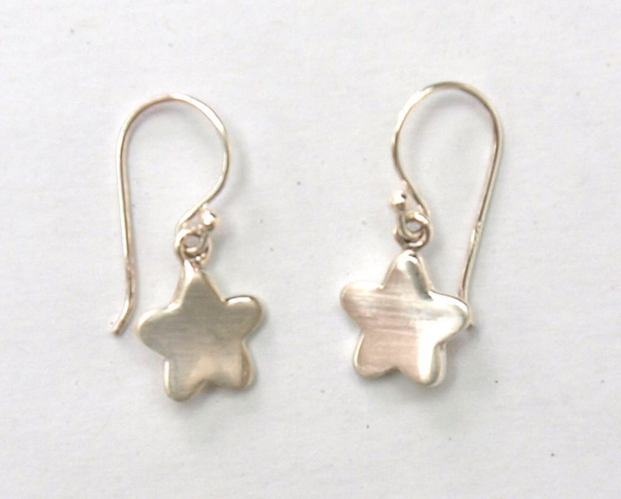 Boucles d'oreilles fleurs en argent