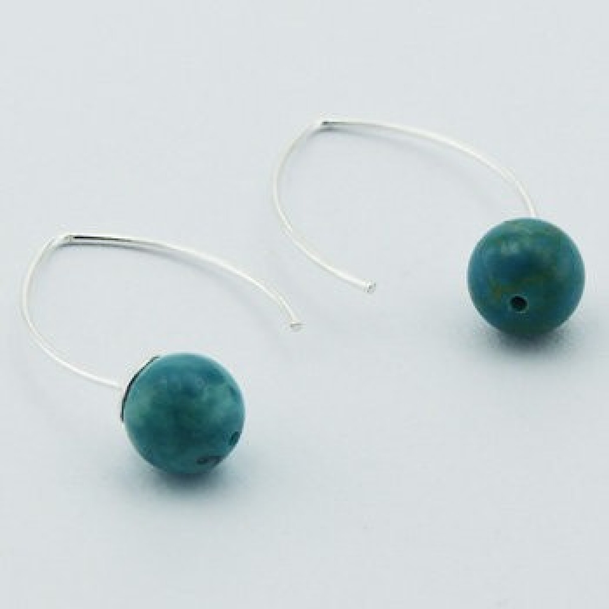 Boucles d'oreilles originales turquoise