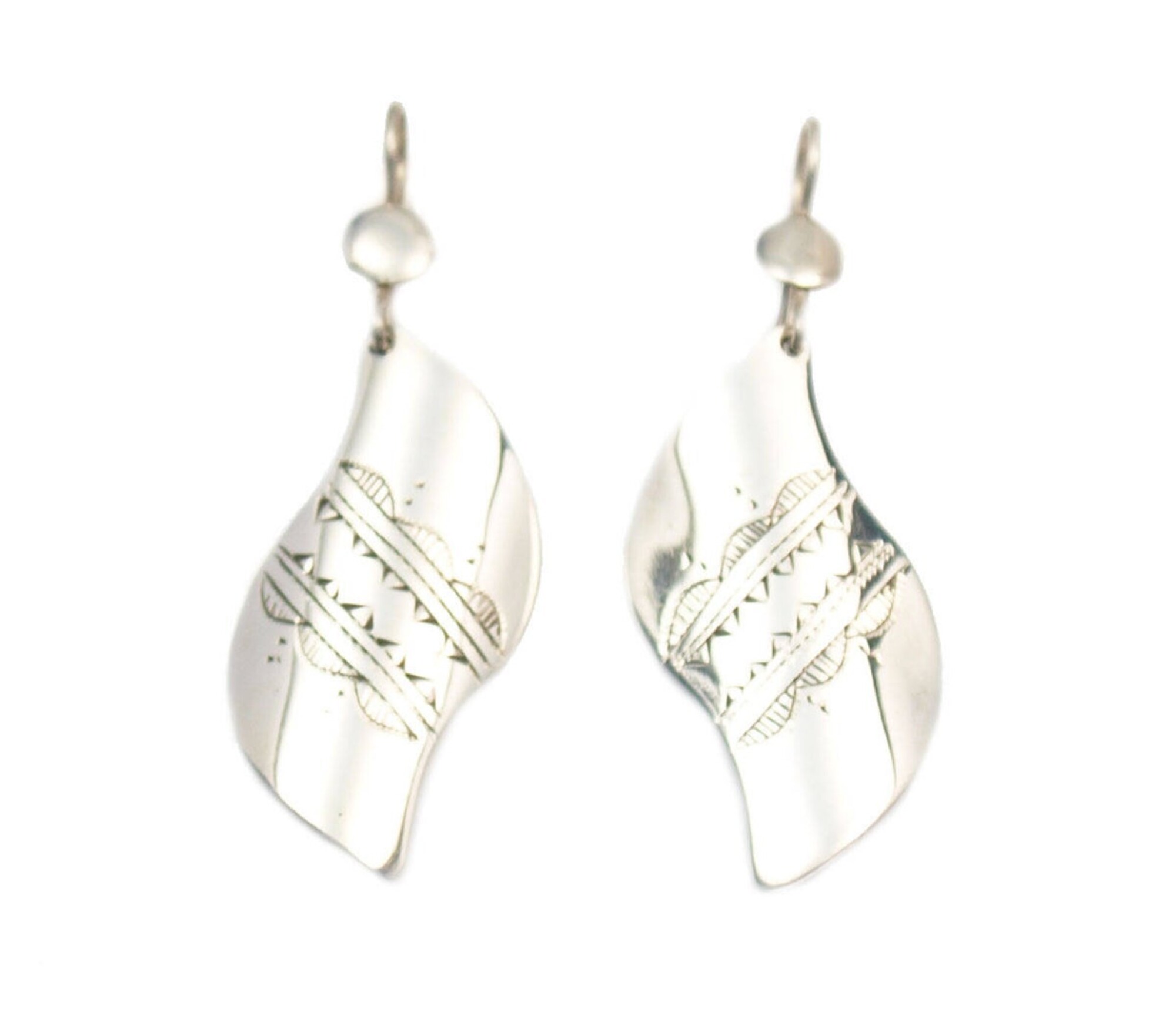 Boucles d'oreilles touareg feuille