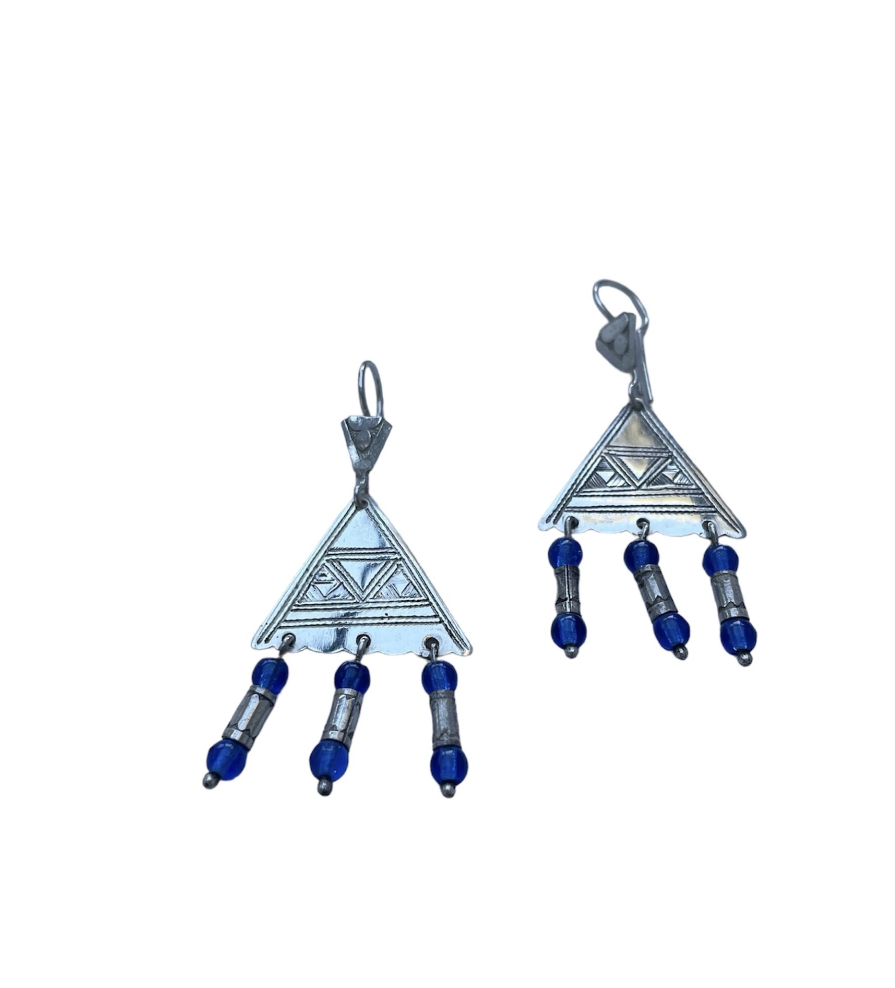 Boucles d'oreilles touareg triangle