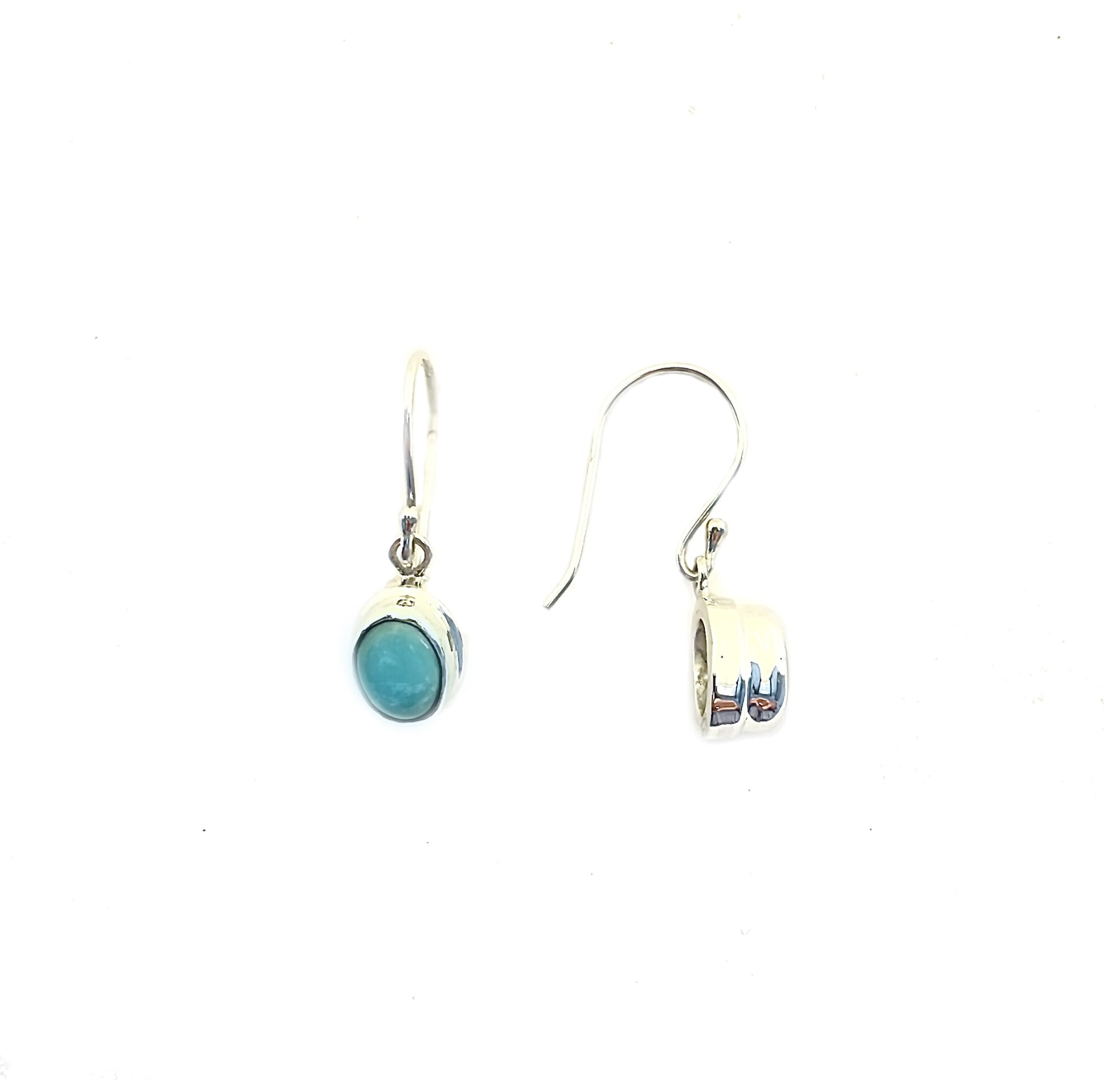 Boucles d'oreilles turquoise véritable