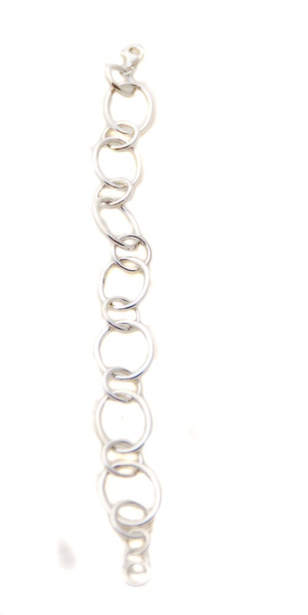 Bracelet en argent anneaux