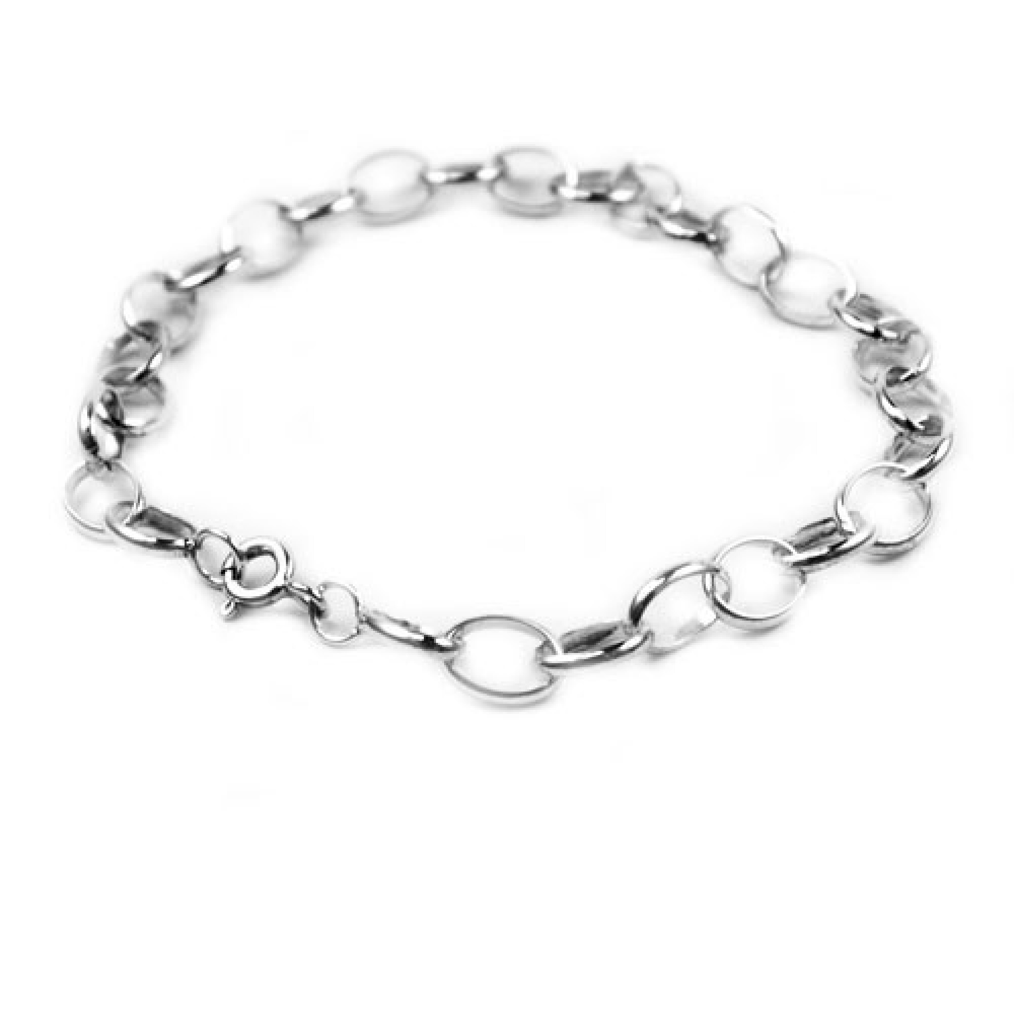 Bracelet en argent maille fine