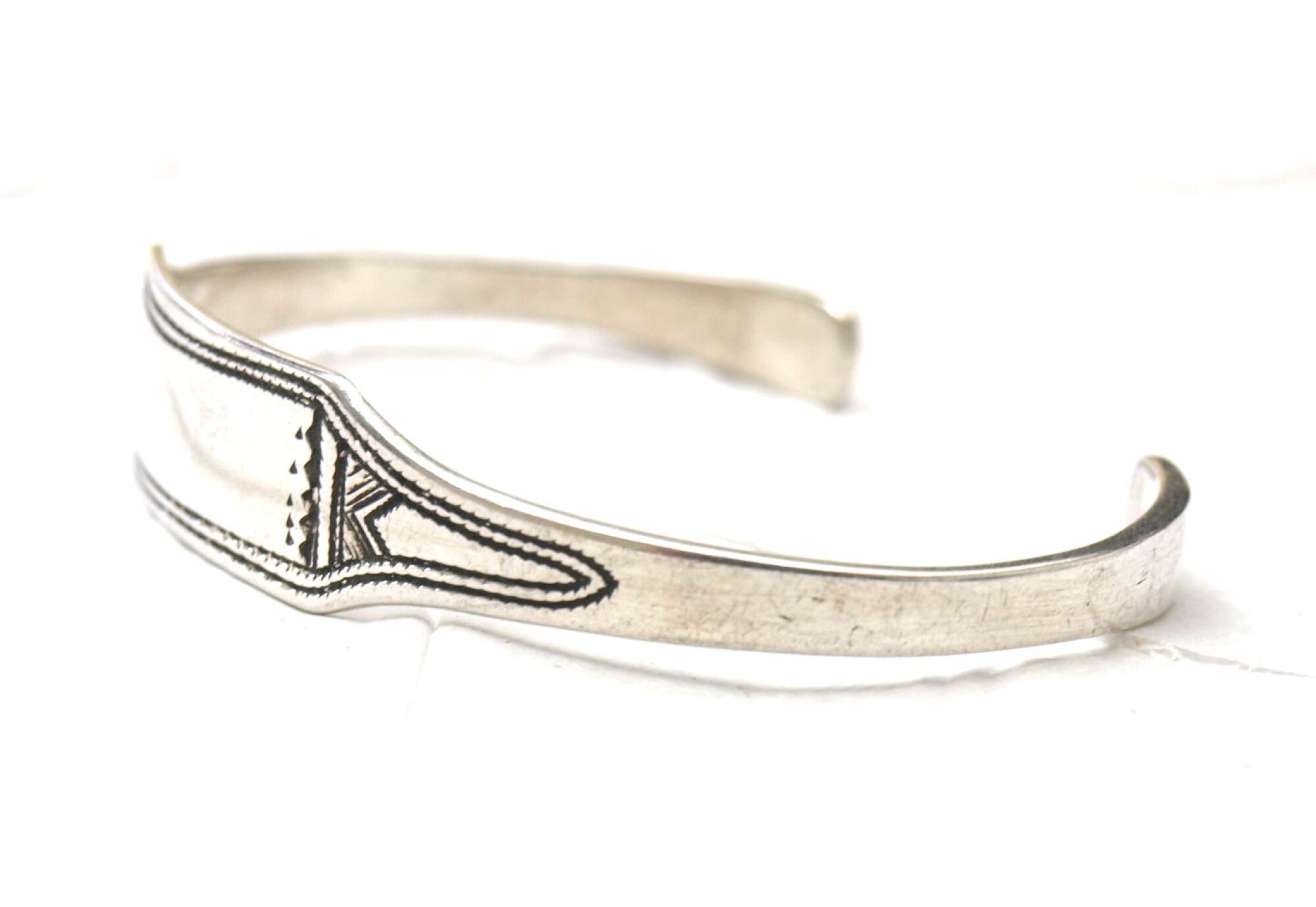 Bracelet touareg argent massif gourmette