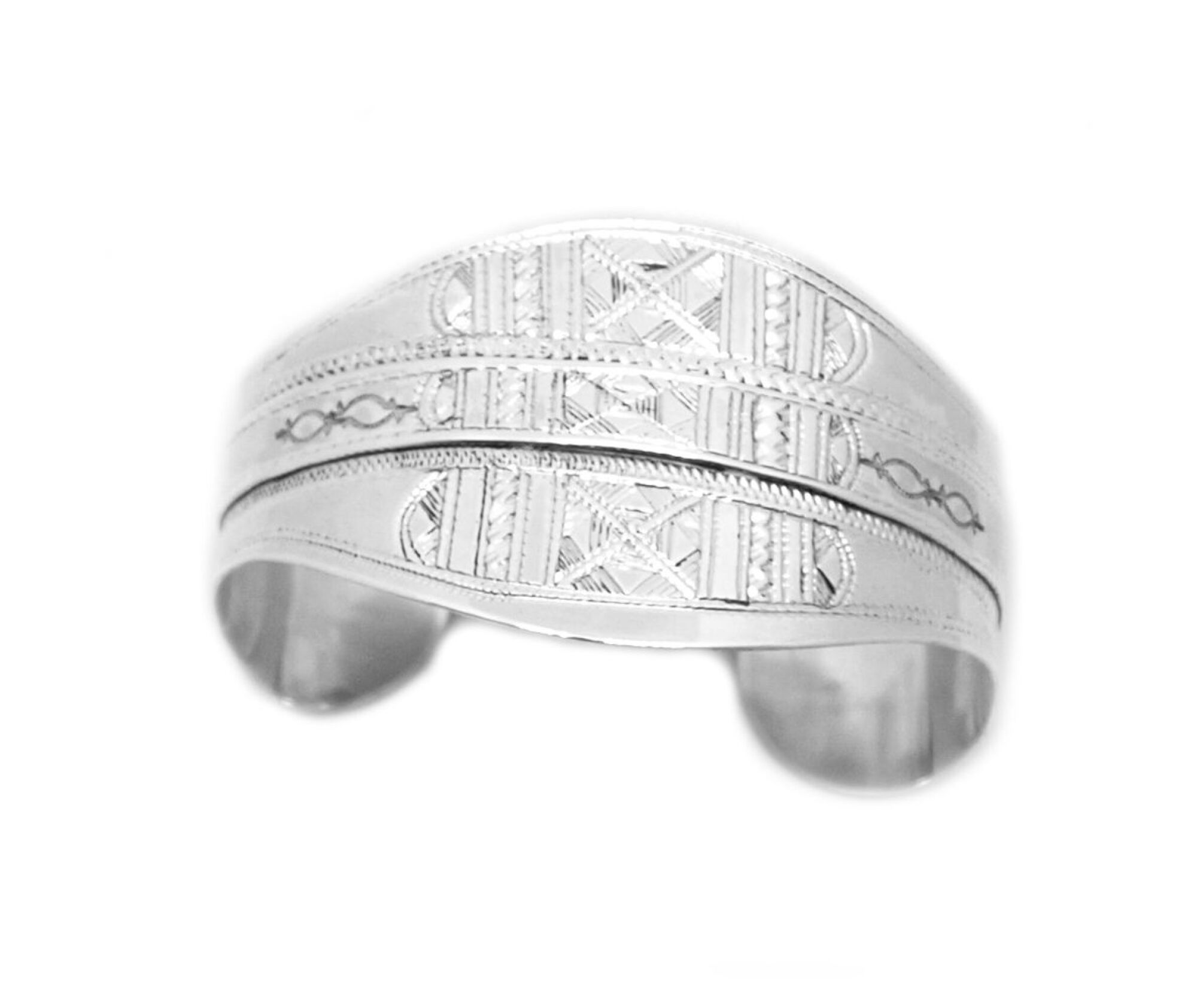 Bracelet touareg, manchette large