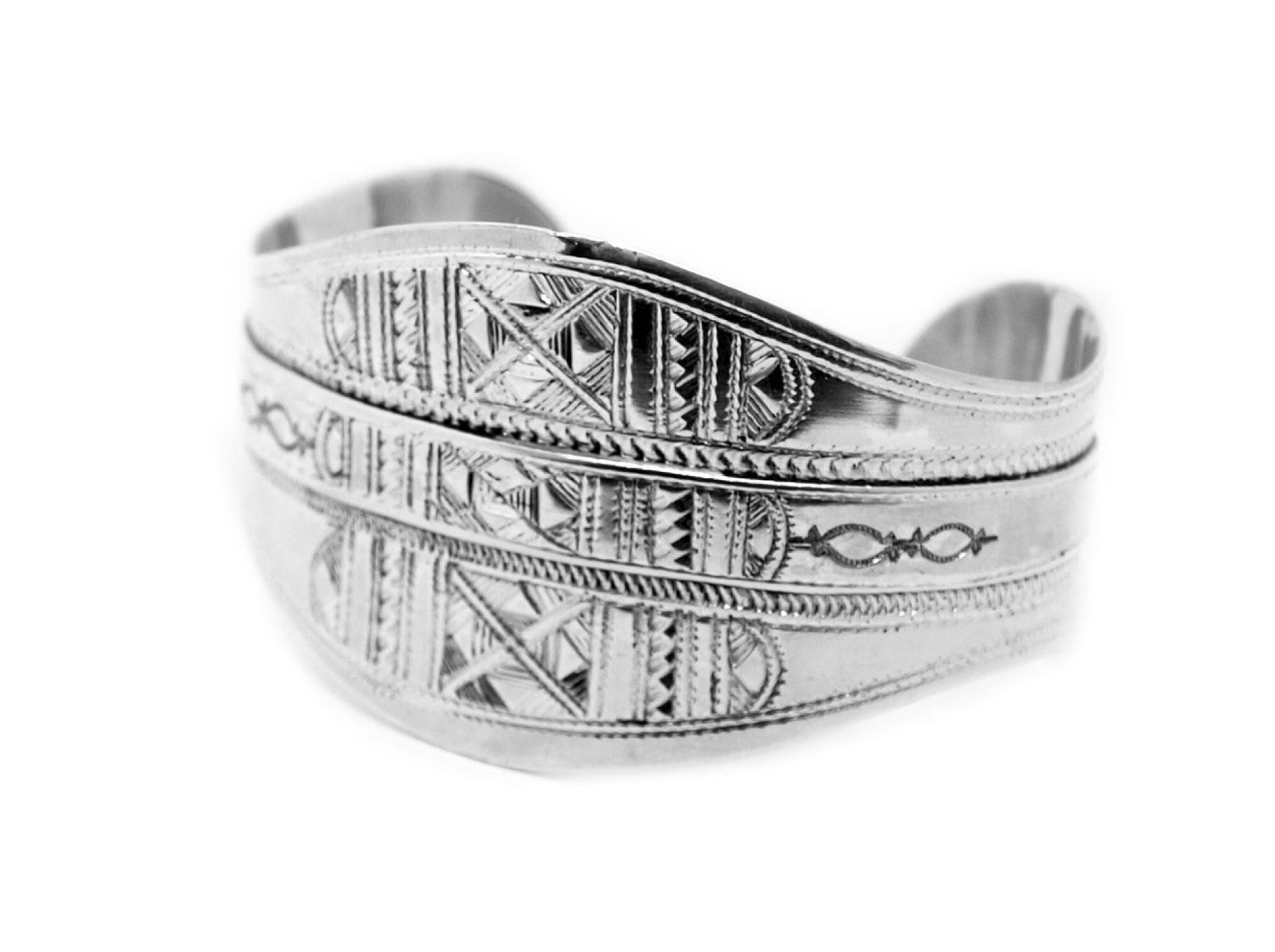 Bracelet touareg, manchette large