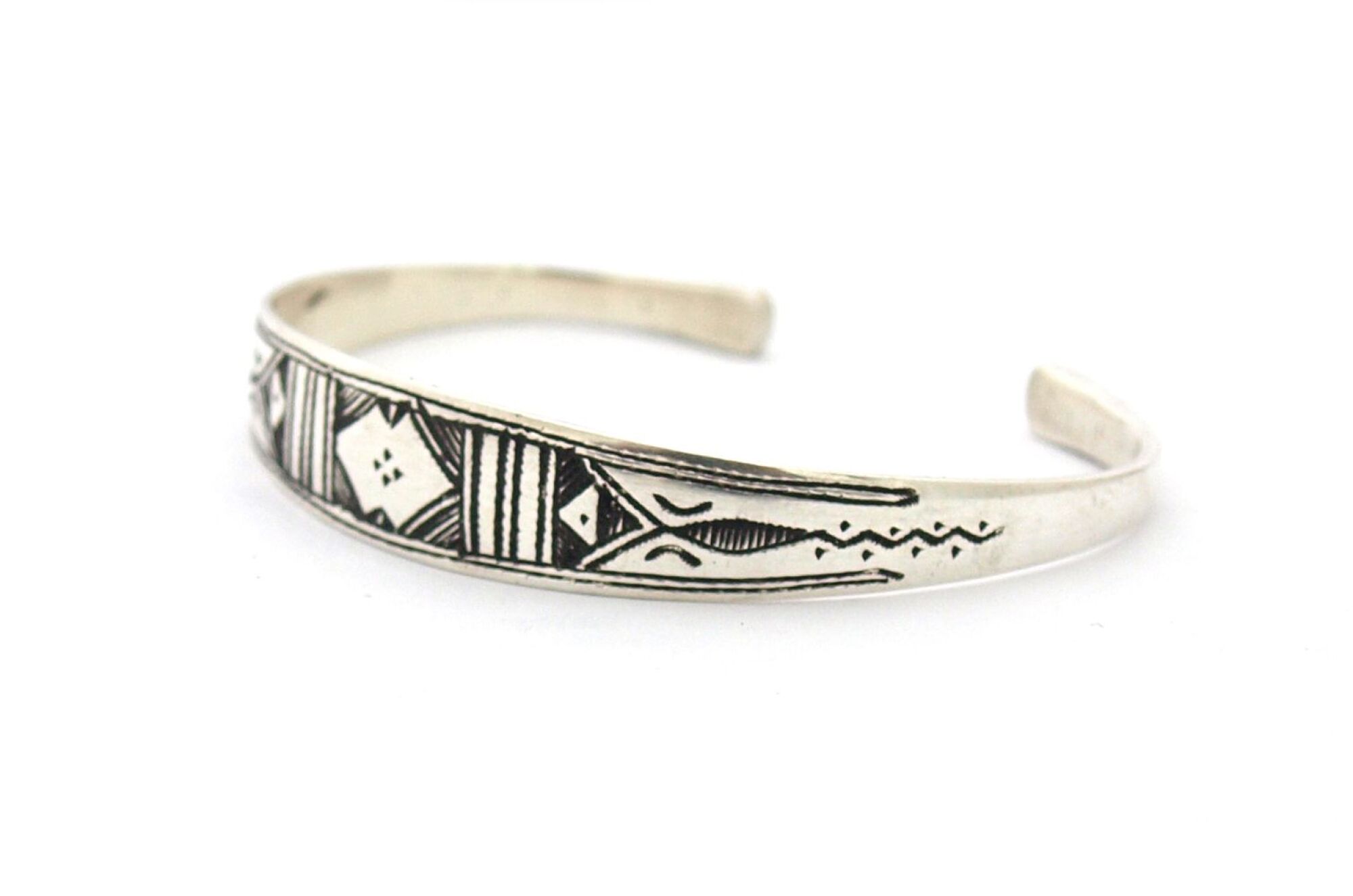 Bracelet touareg plat & rigide