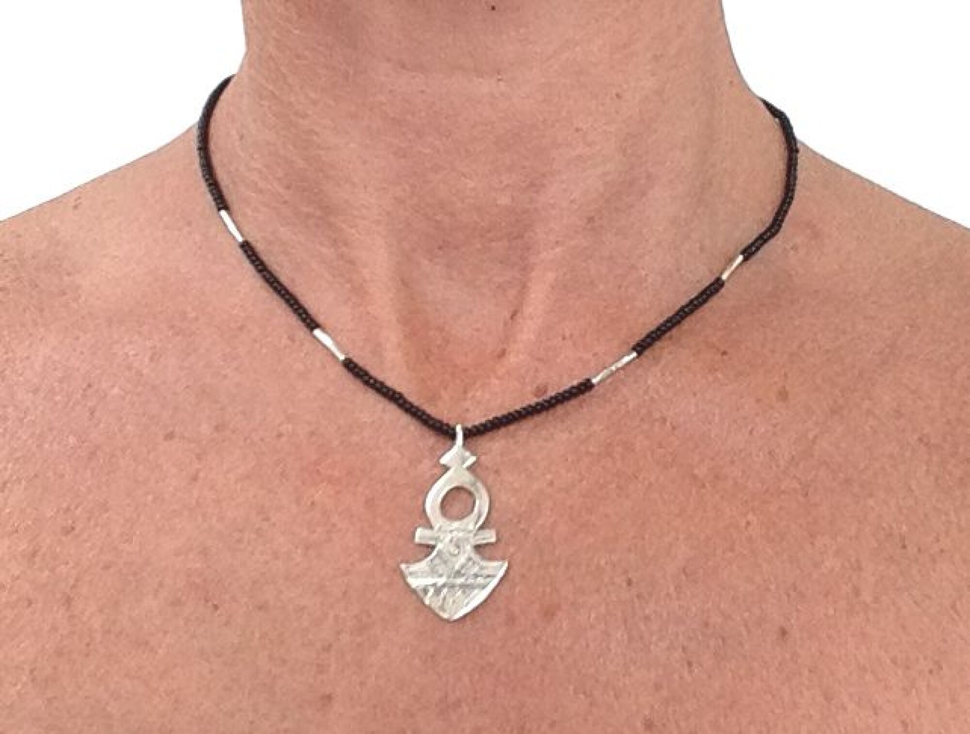 Collier croix du niger bagazen