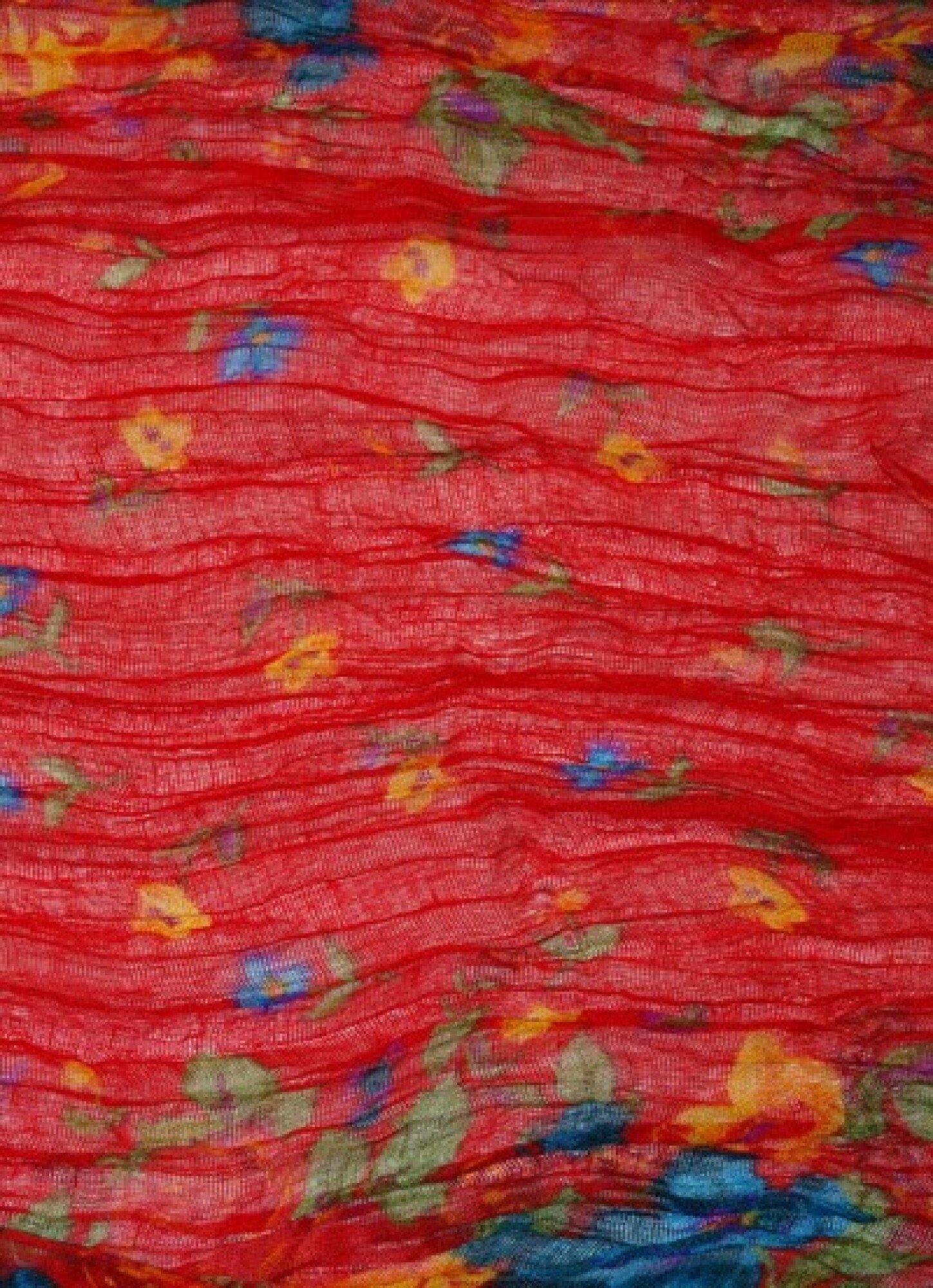 Foulard en coton, rouge