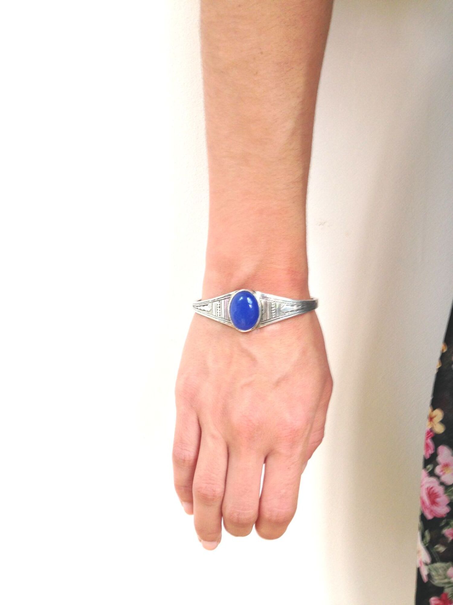 Gros Bracelet rigide touareg en argent