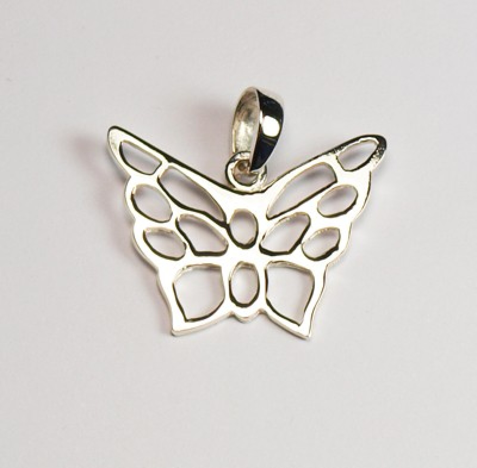 Pendentif papillon en argent