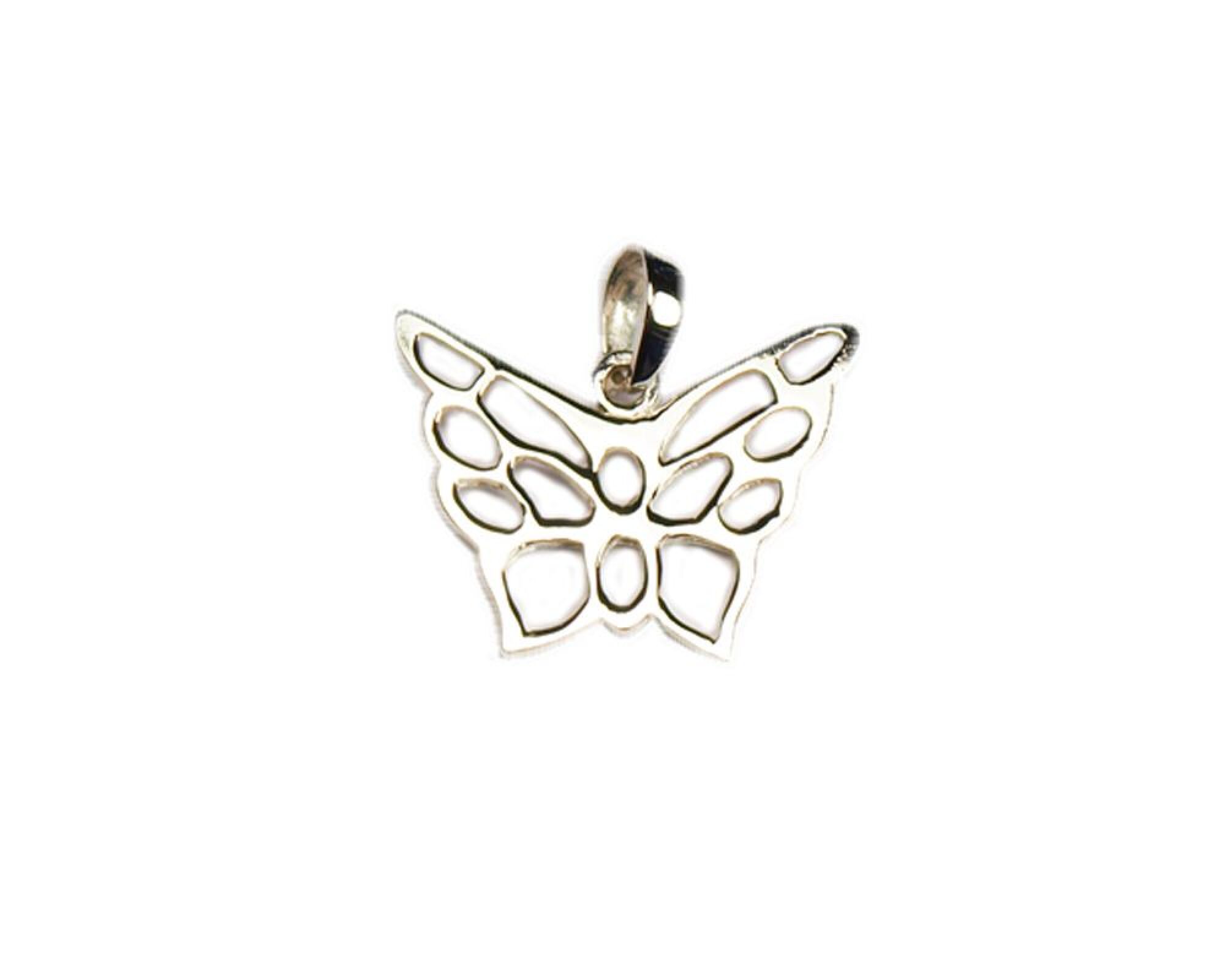 Pendentif papillon en argent