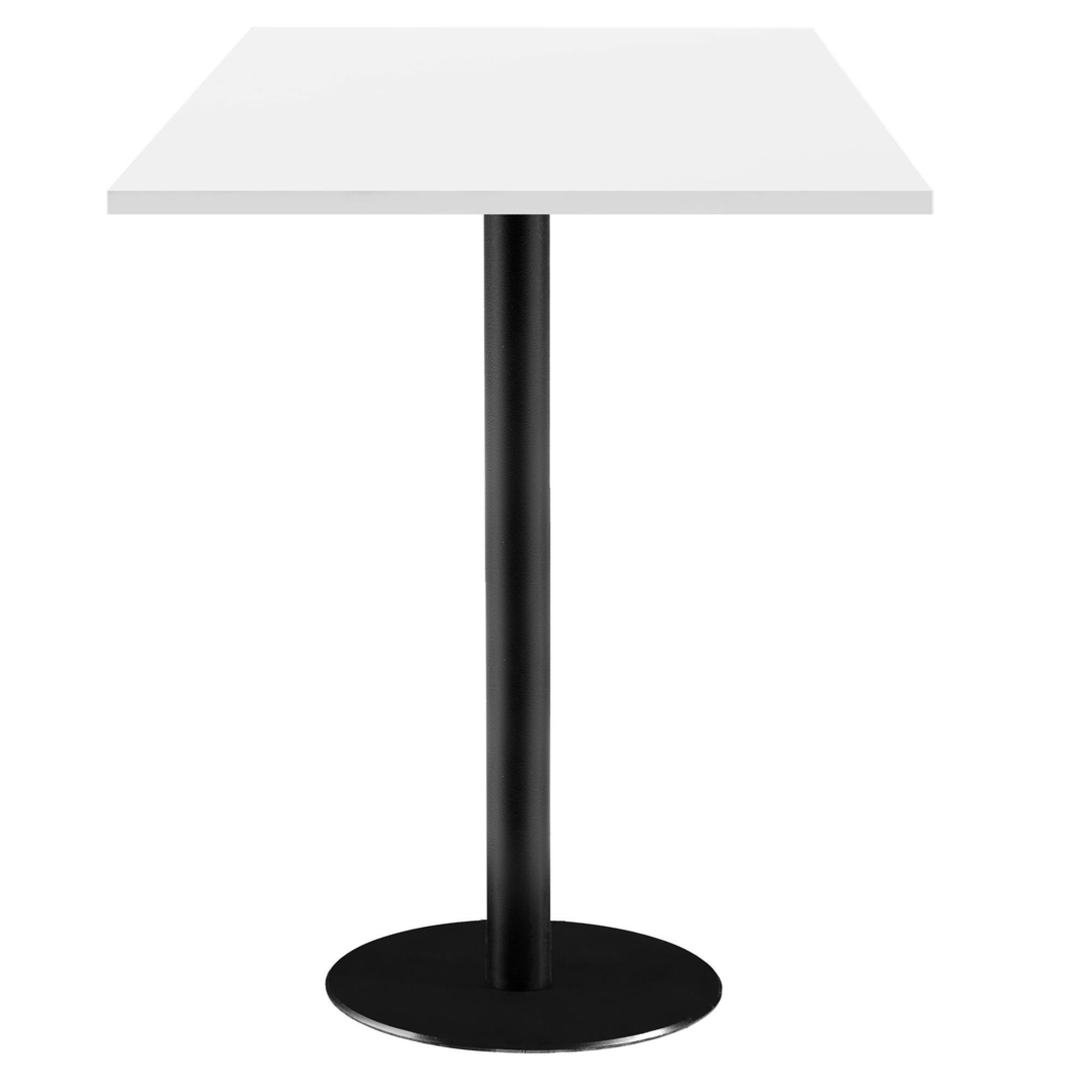 Mange-debout 60x60cm - modèle Rome blanc uni