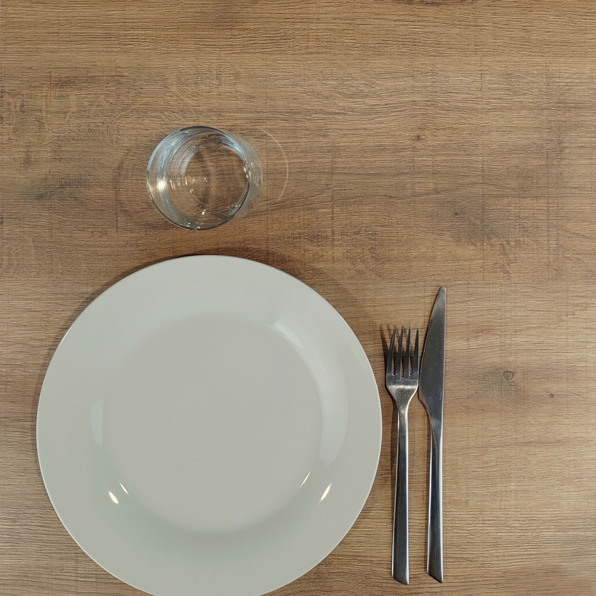 Mange-debout 60x60cm - modèle Rome bois tanin clair